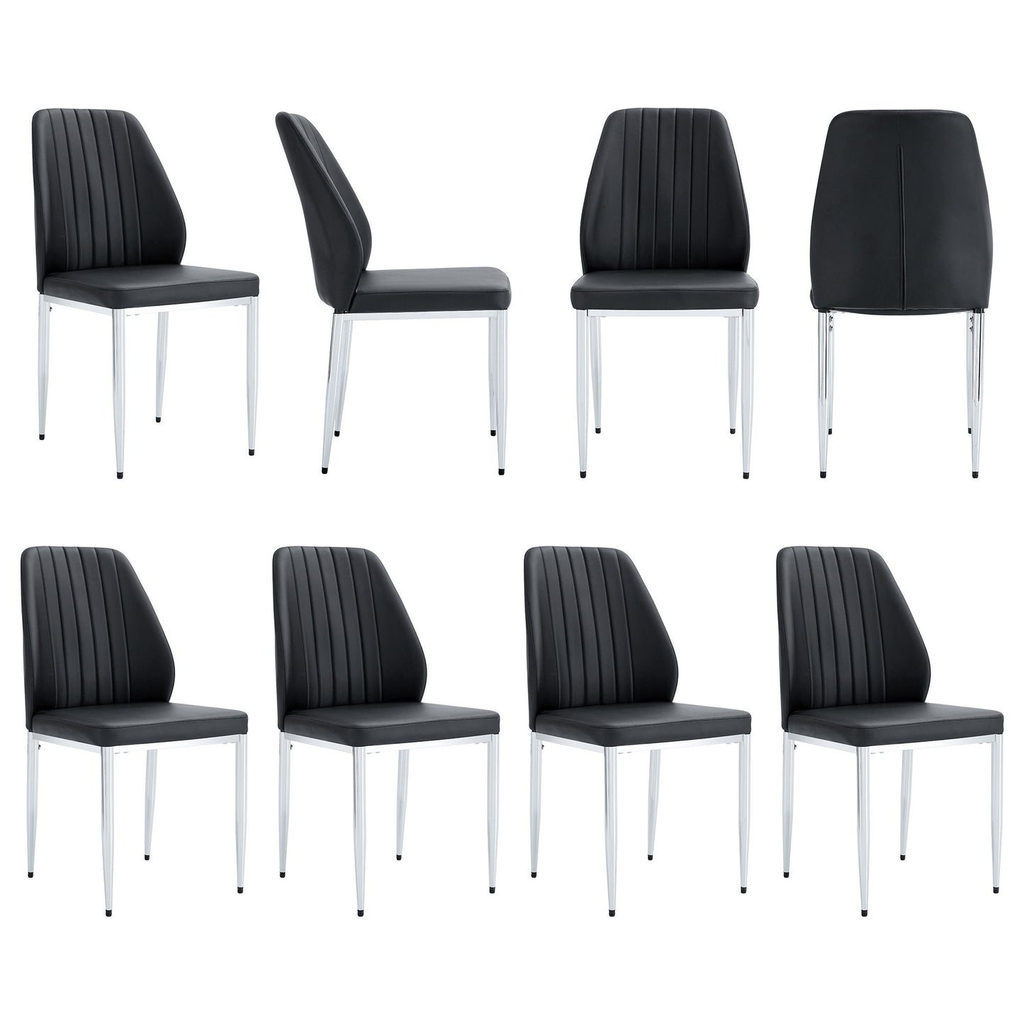 Modern Comfort Dining Chairs With Extended Backrest