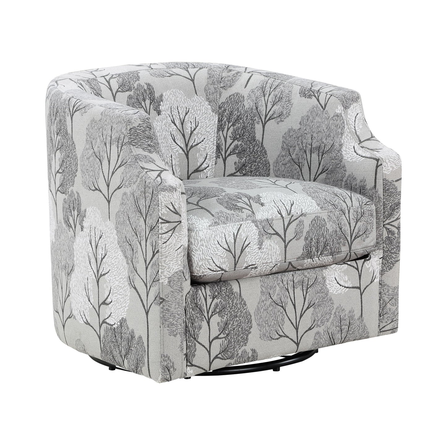 Isabelle - Swivel Glider Barrel Chair