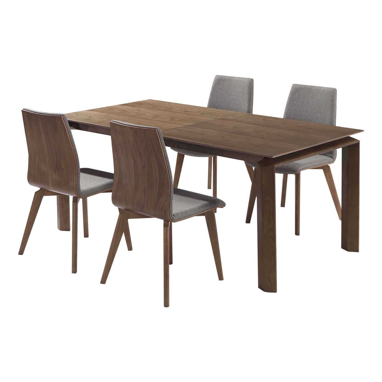 Treviso - 5 Piece Dining Set - Walnut