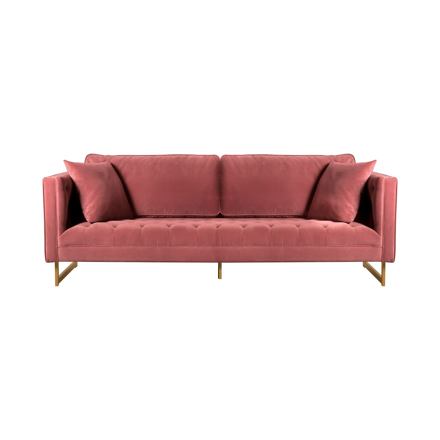 Lenox - Modern Sofa With Brass Legs