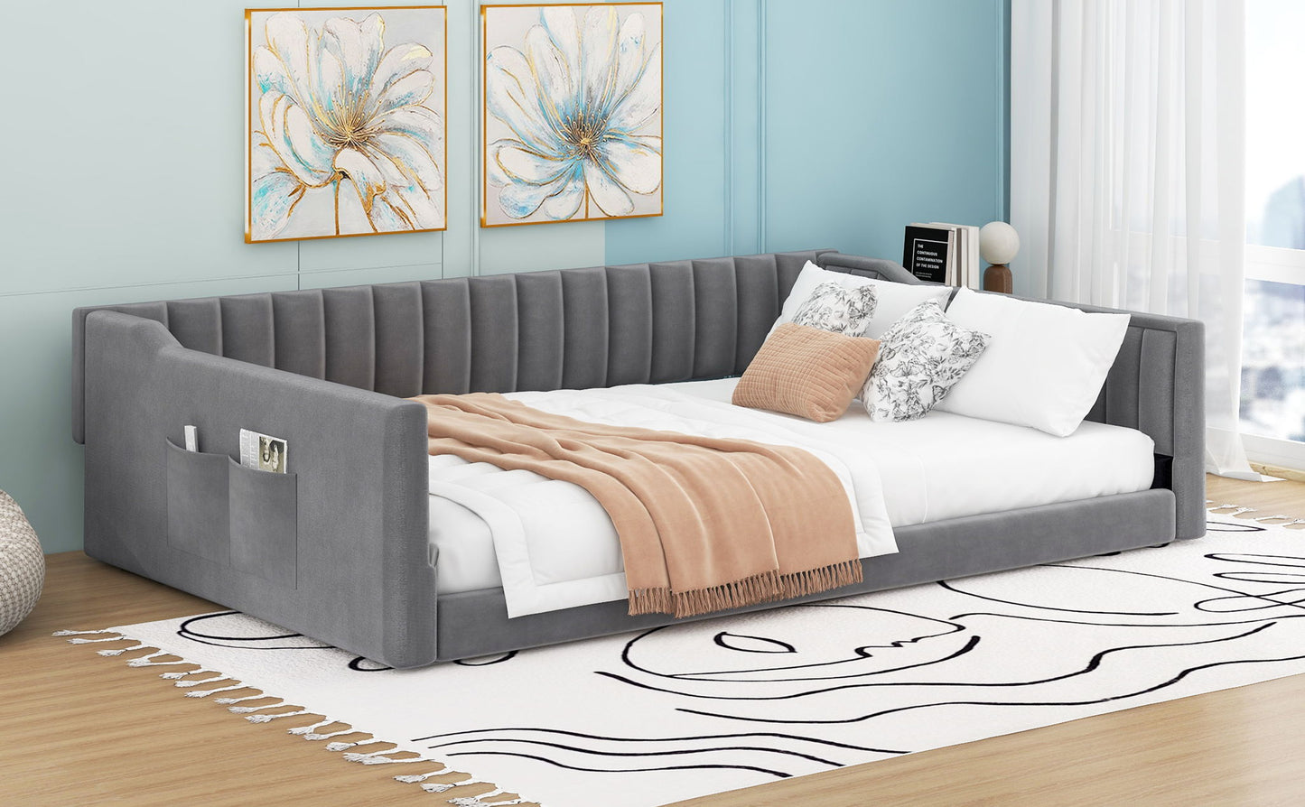 Daybed With Side Storage Pocket