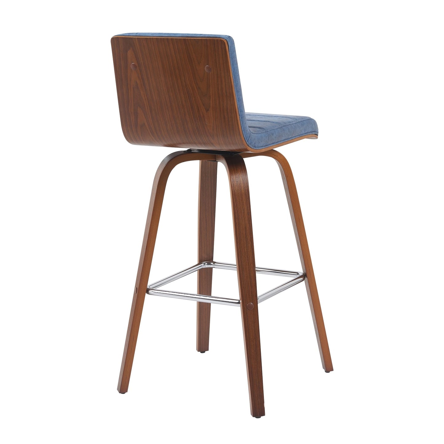Vienna - Swivel Bar Stool - Walnut Base