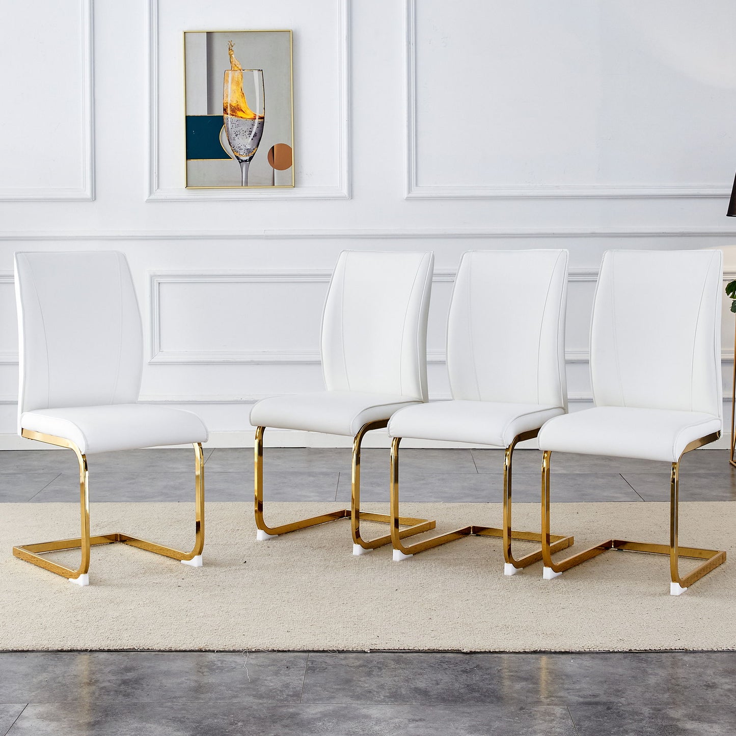 Luxury Simple Arch Chair With Arched Leg