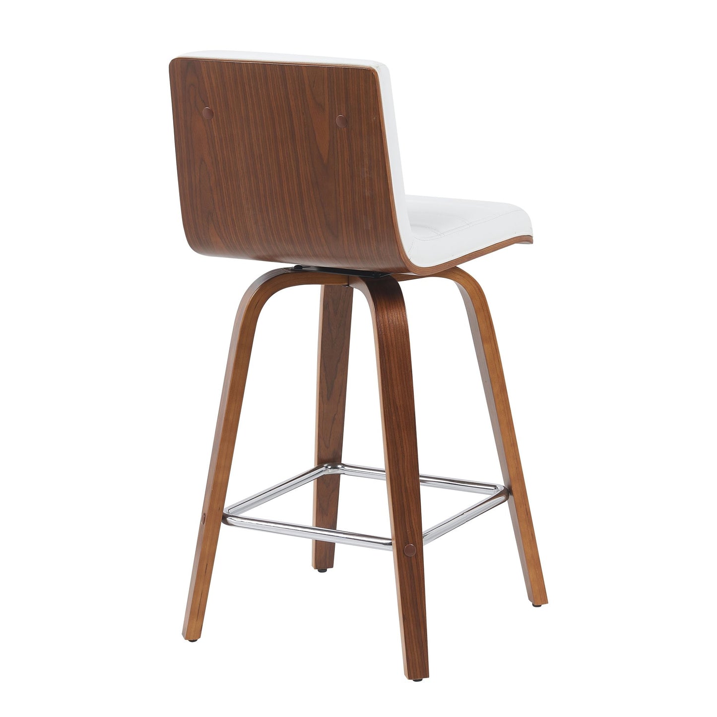 Vienna - Swivel Bar Stool - Walnut Base