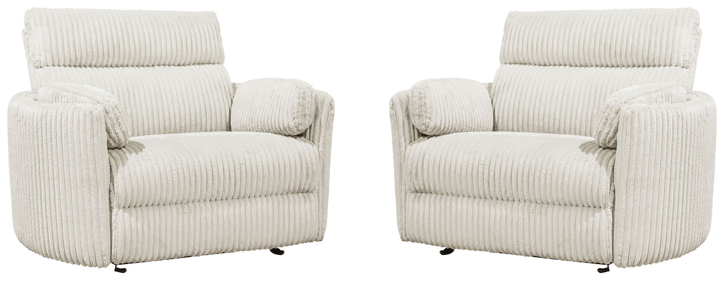 Radius Xl - Extra Wide Power Glider Recliner (Set of 2)