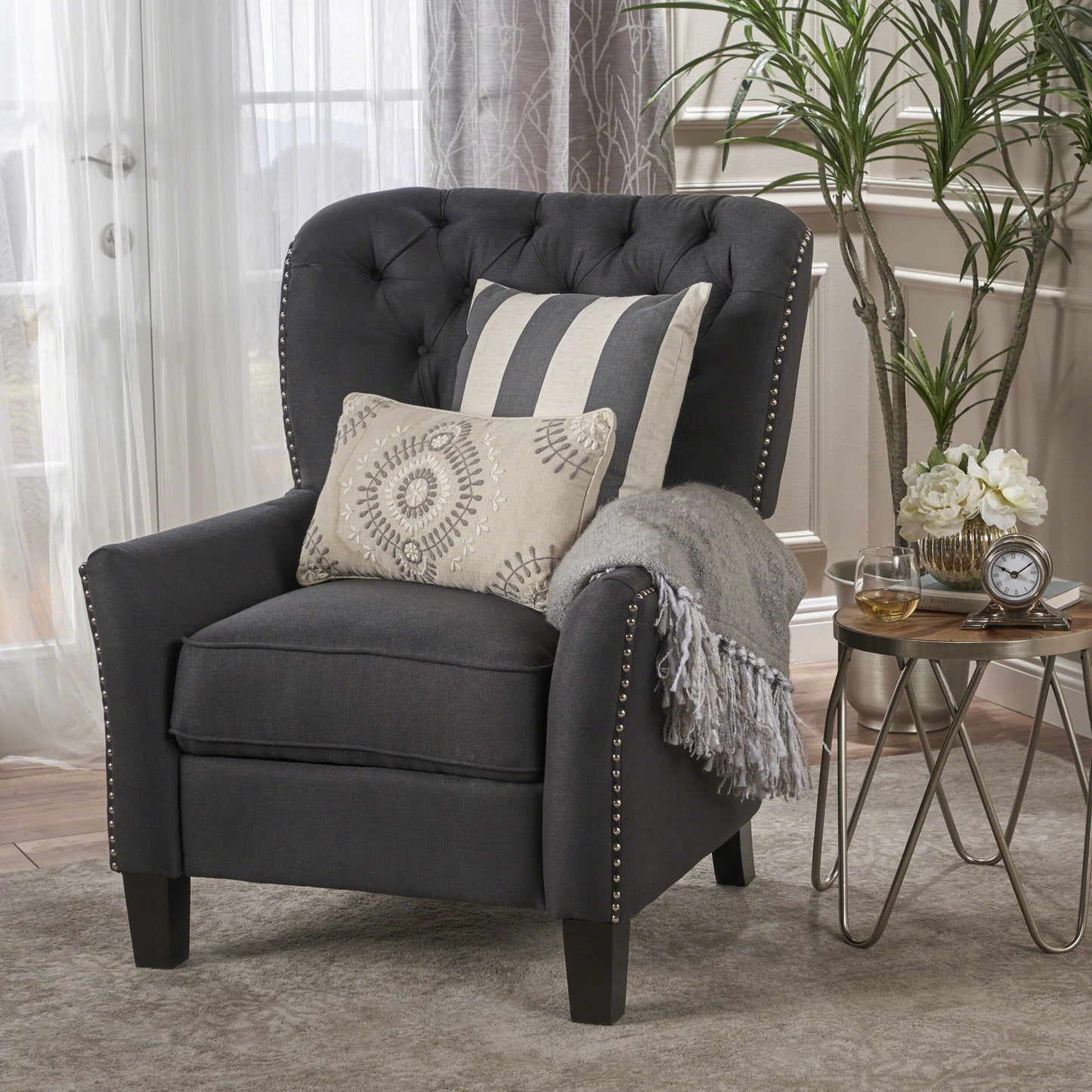 Modern Push Back Recliner
