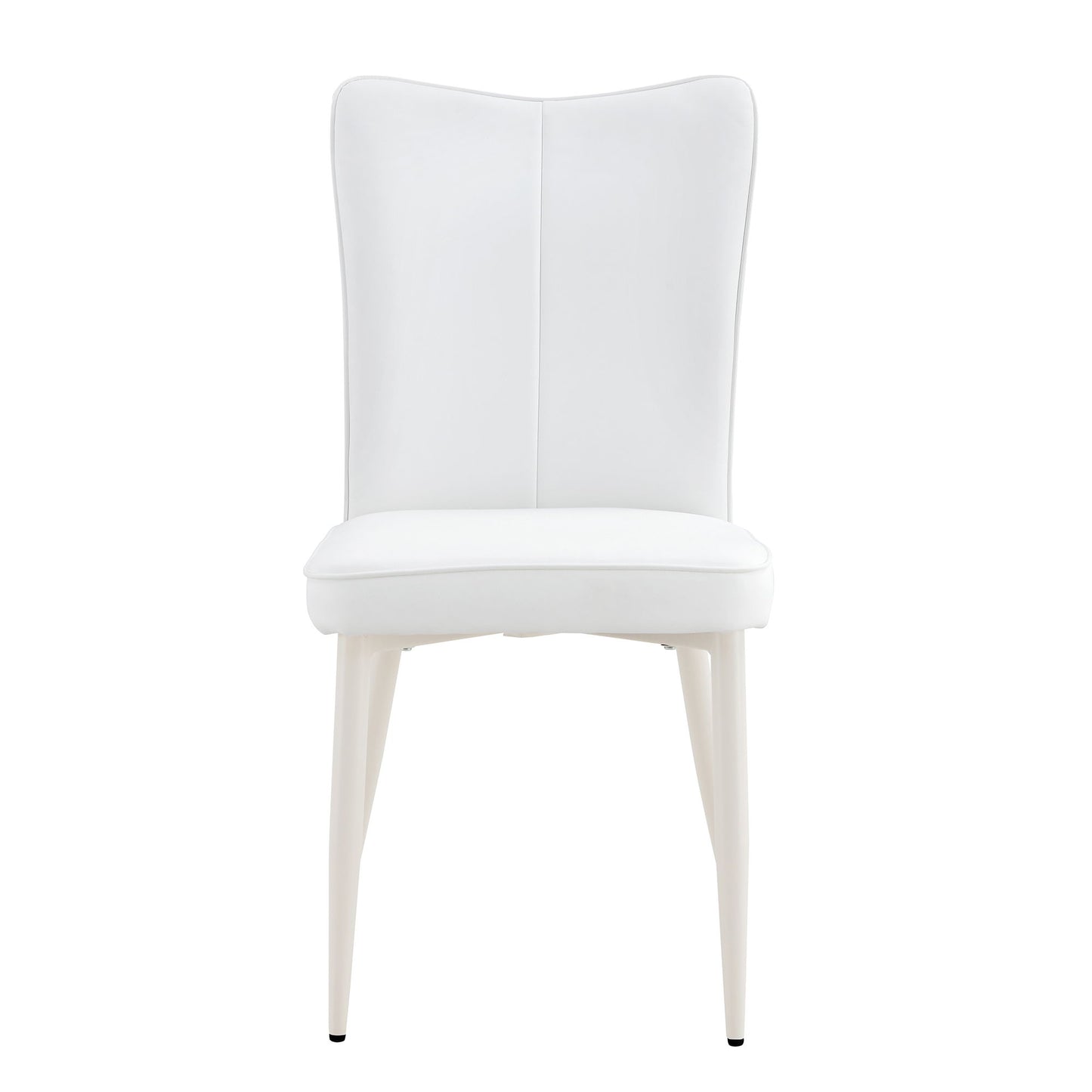 Modern Minimalist Dining Chairs With Metal Legs