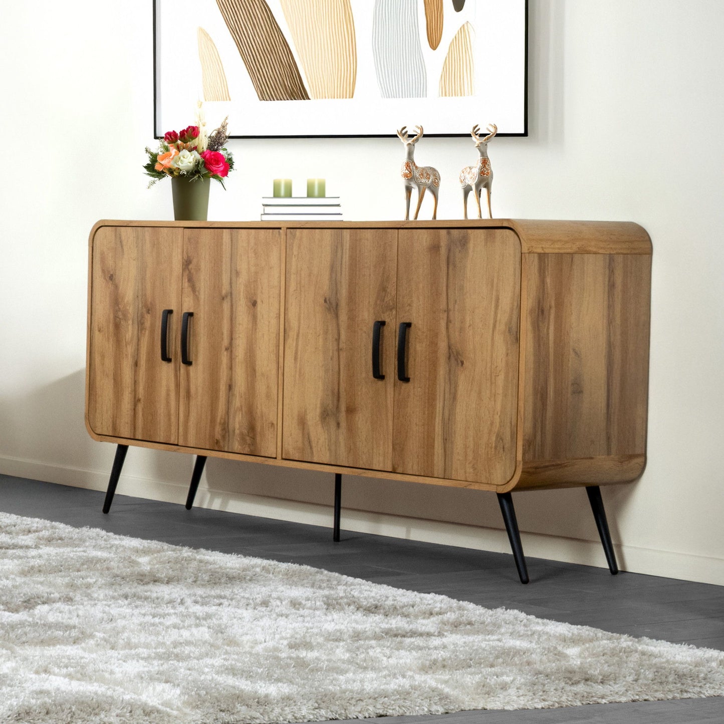 Rowan - 63" Sideboard/TV Console - Natural