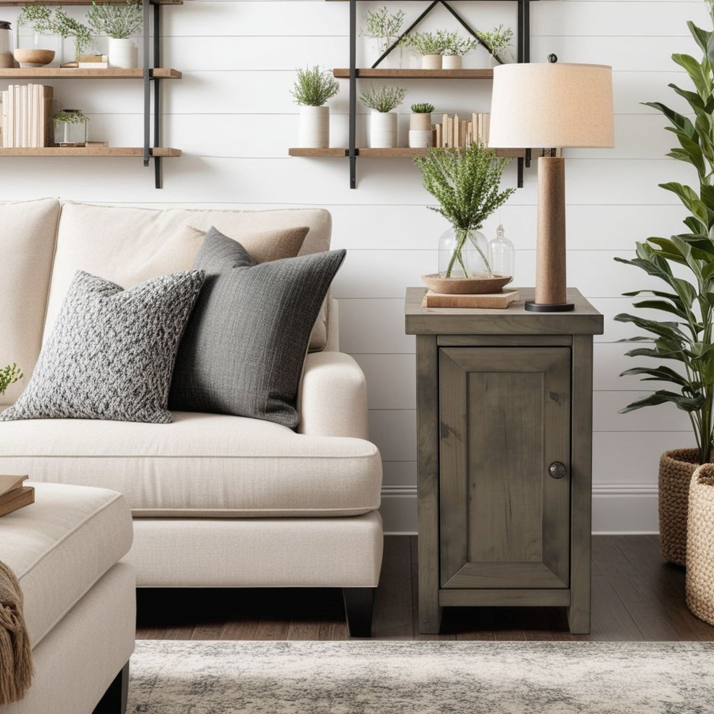 Joshua Creek - Chairside Table - Barnwood