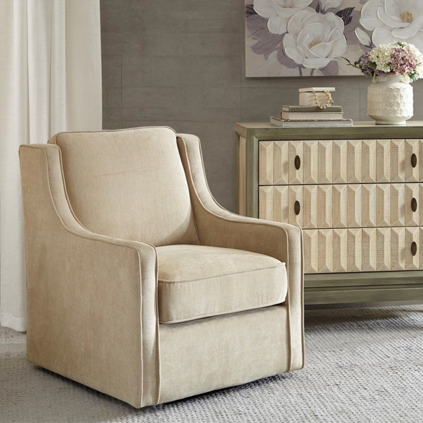 Swivel Chair With 360 Degree Rotation