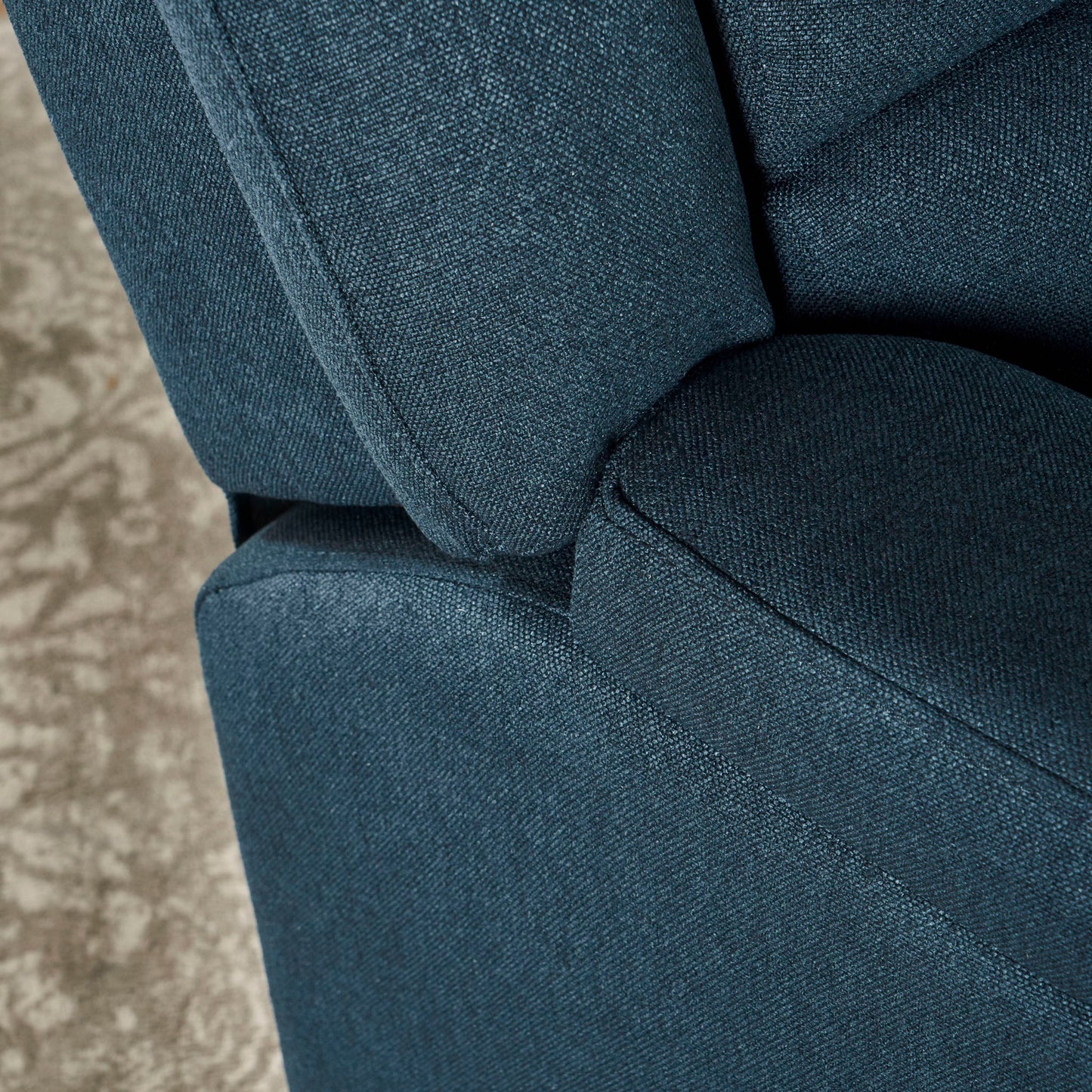 Contemporary Glider Recliner With Swivel Function