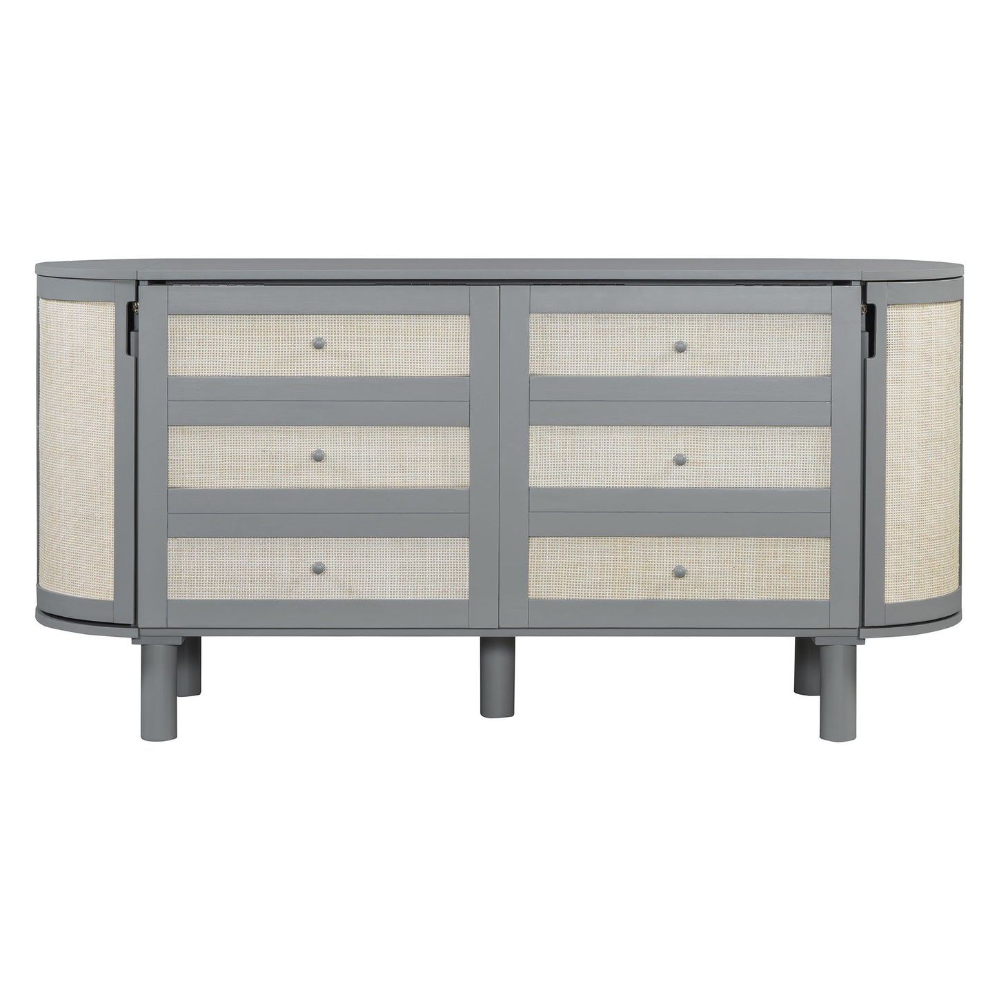 Murphy Bed With Hidden Storage & Modern Woven Design