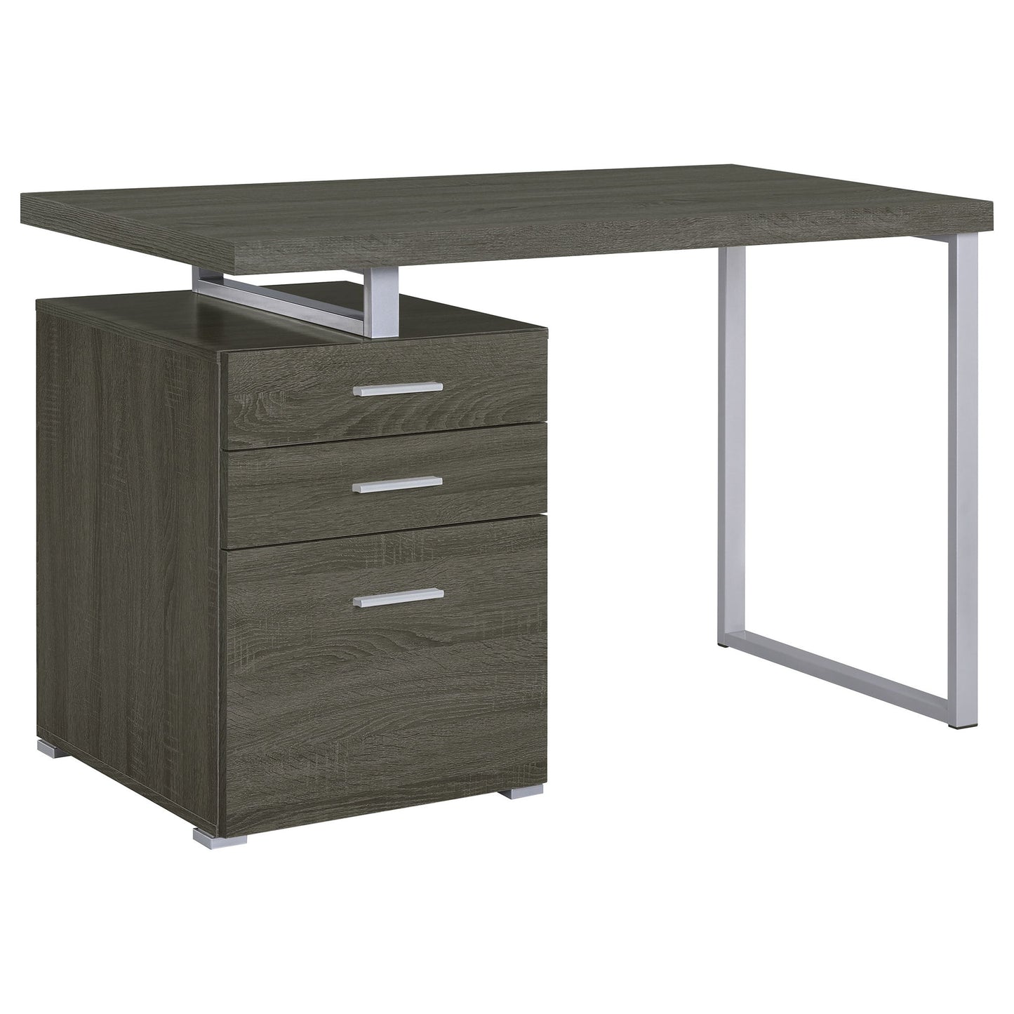 Modern Reversible 3 Drawer Office Computer Desk