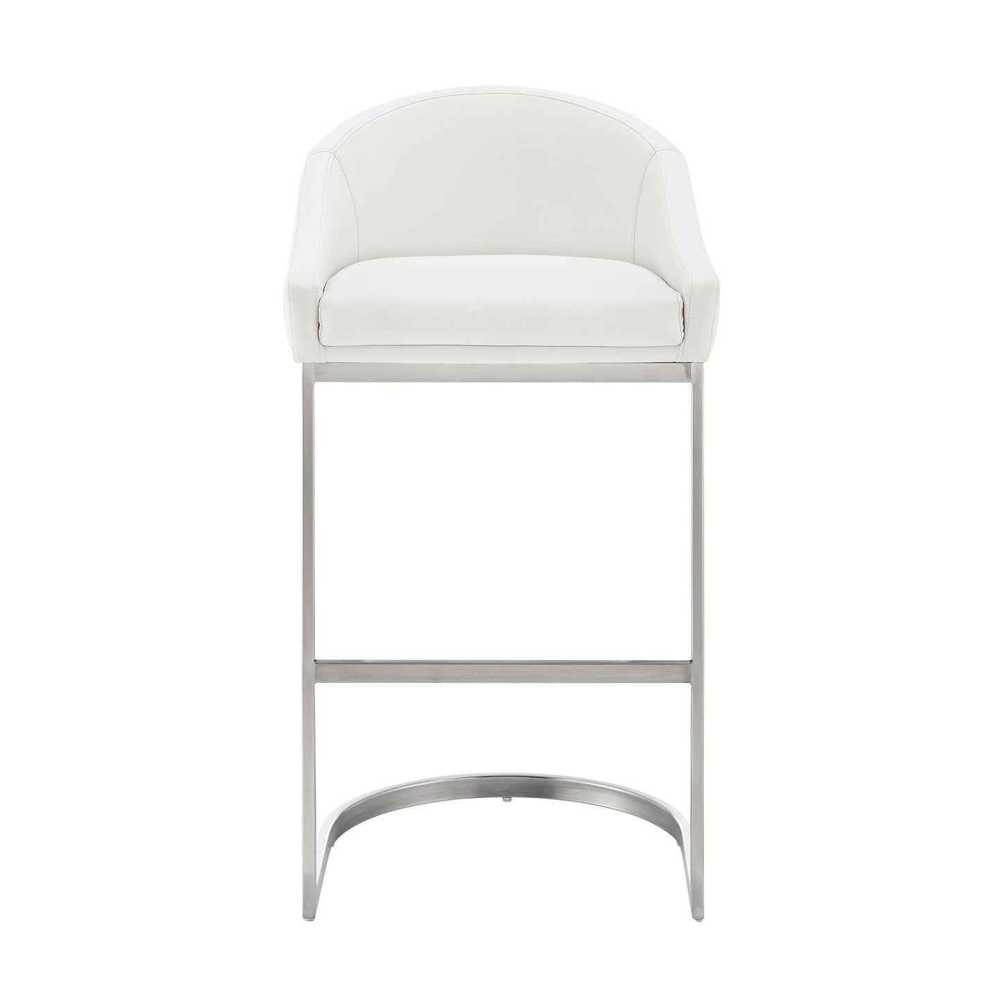 Katherine - Bar Stool - Brushed Steel
