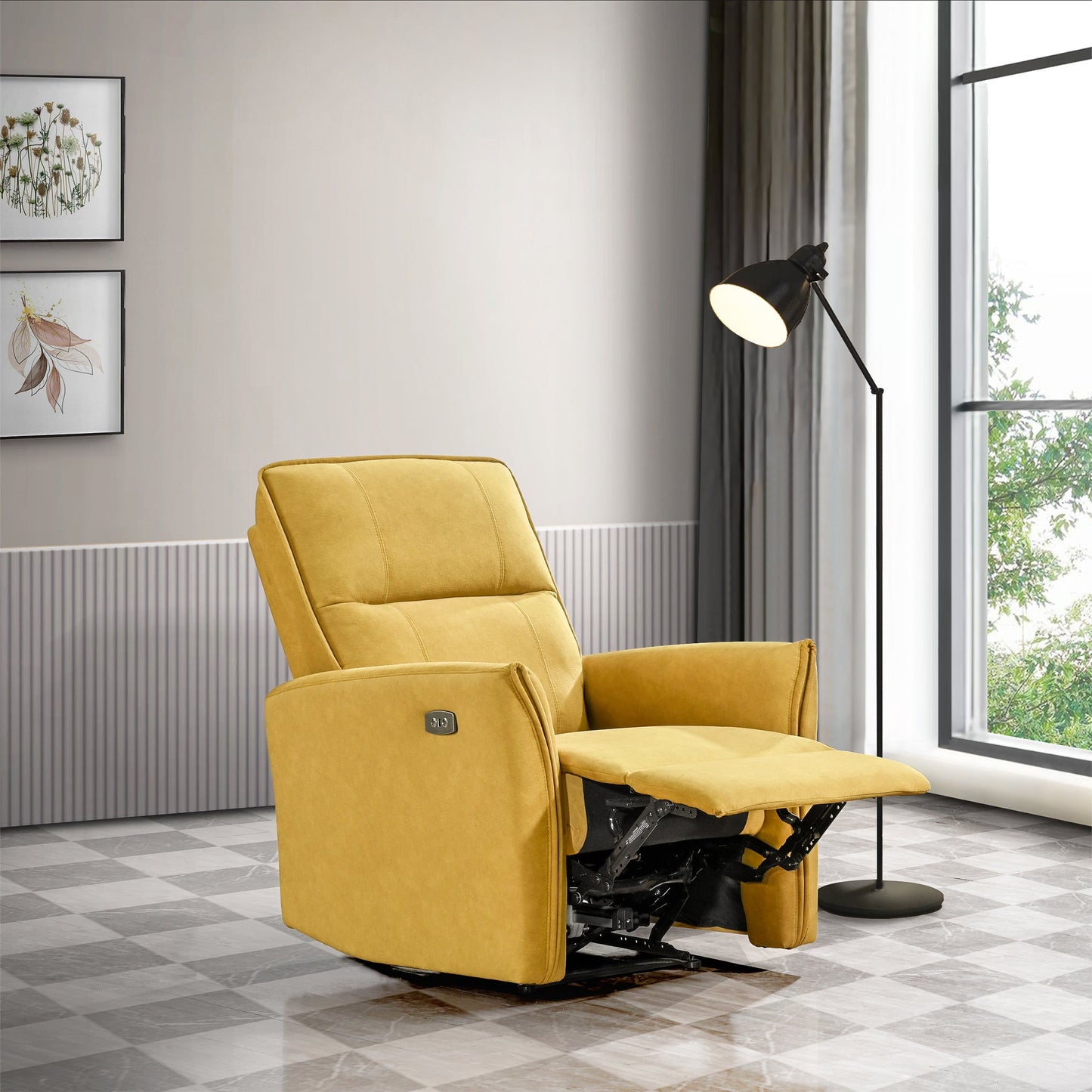Asheville - Suede Recliner Chair