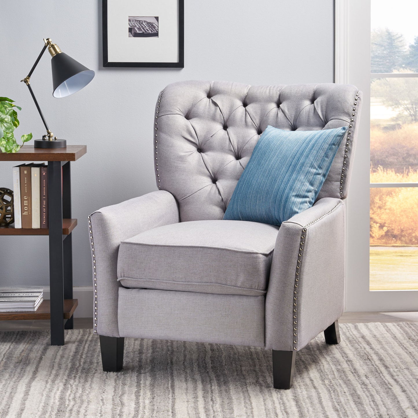 Modern Push Back Recliner