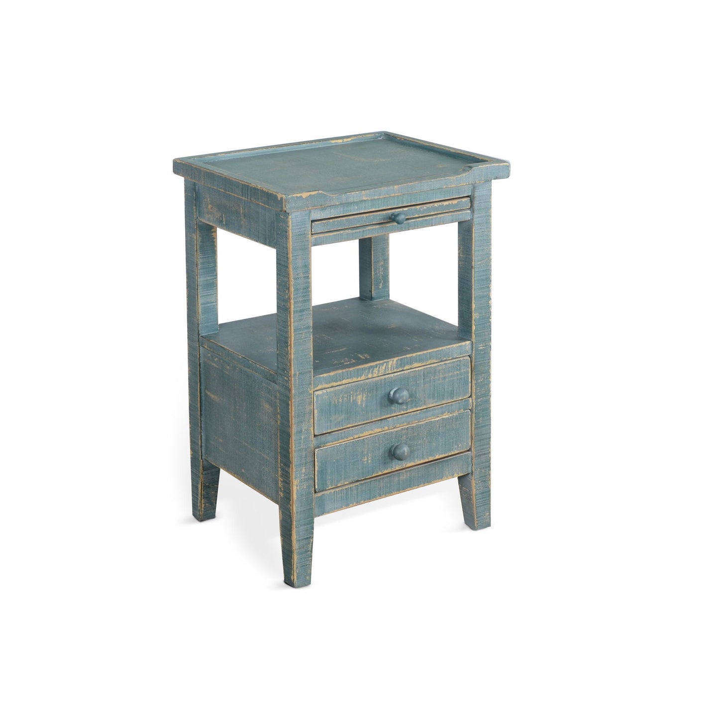 Marina - 27" Height Side Table - Sea Grass
