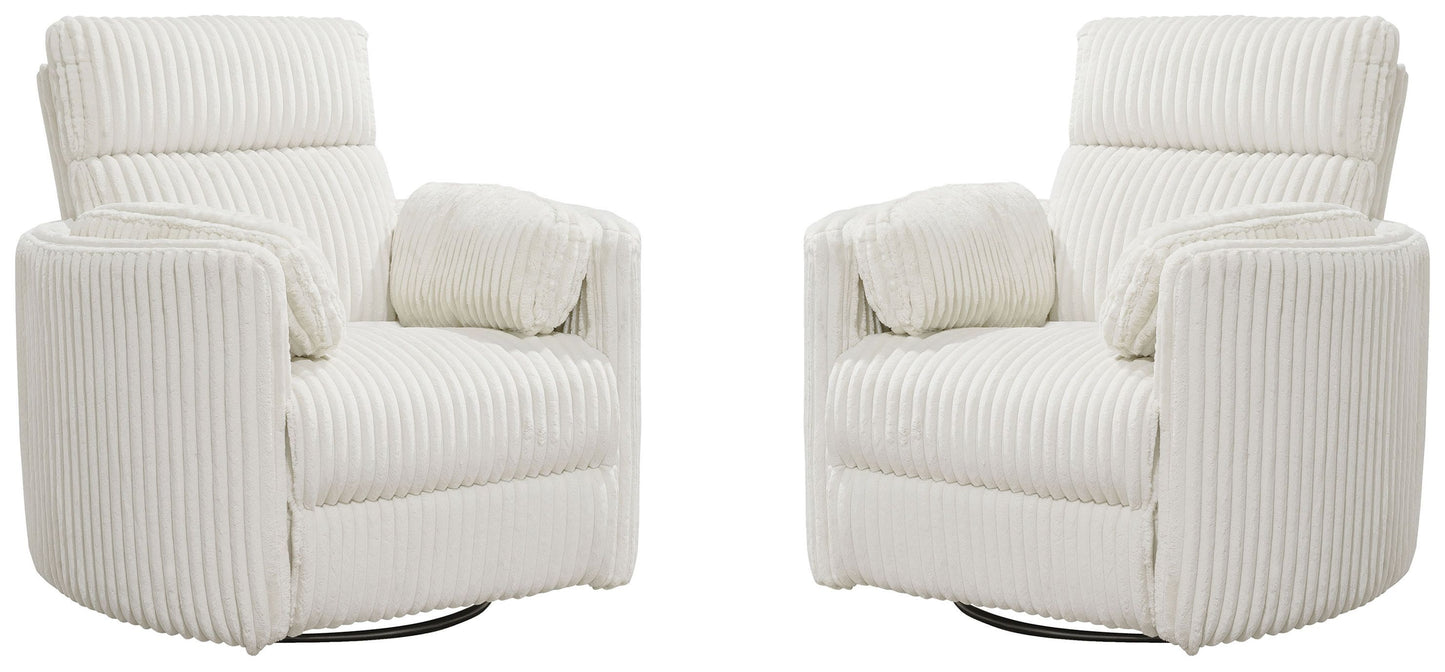 Radius - Power Swivel Glider Recliner (Set of 2)