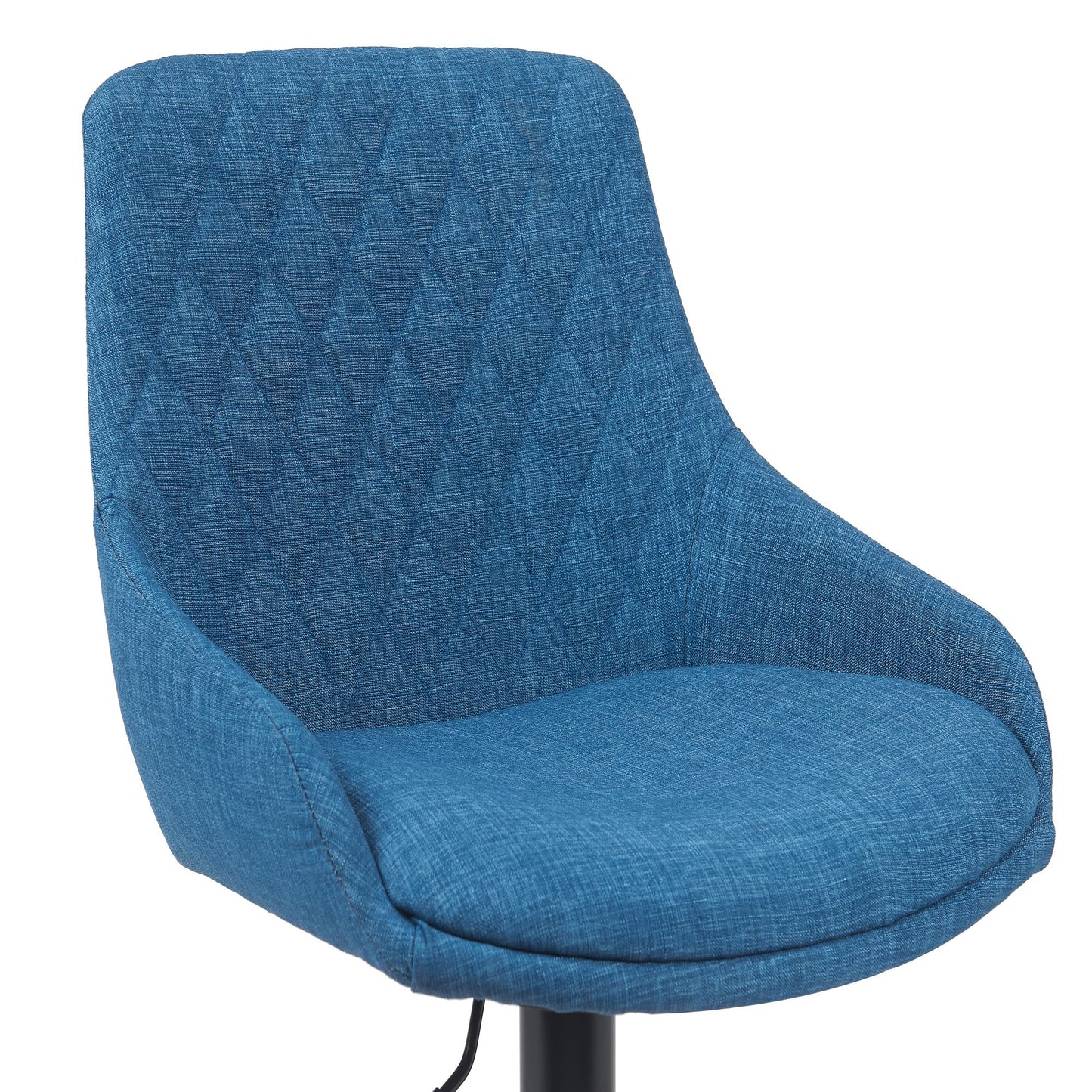 Anibal - Adjustable Swivel Barstool - Blue