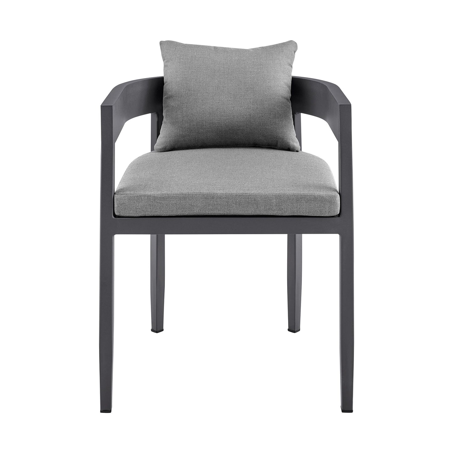 Menorca - Outdoor Patio Dining Chairs (Set of 2) - Gray