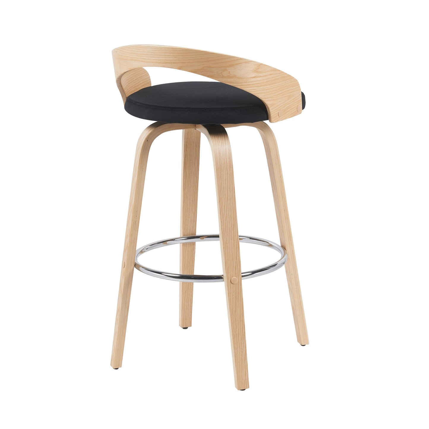 Sonia - Swivel Bar Height Stool - Brown