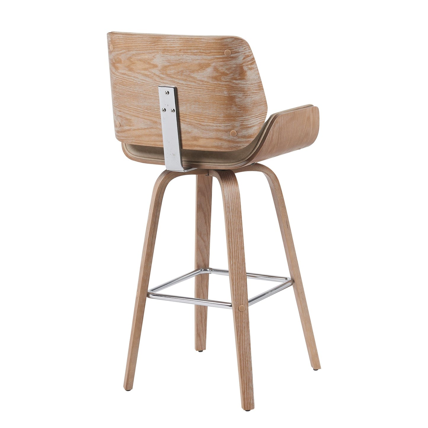 Tyler - Swivel Bar Stool - Light Brown