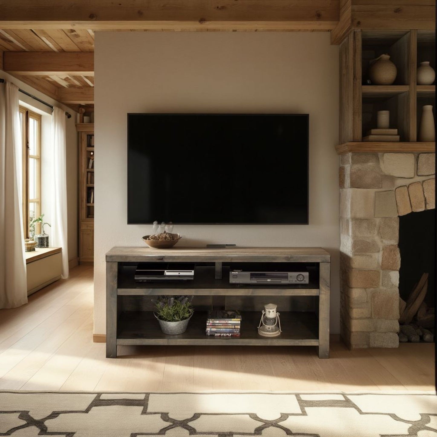 Joshua Creek - TV Stand For TVs Up To 55" - Barnwood