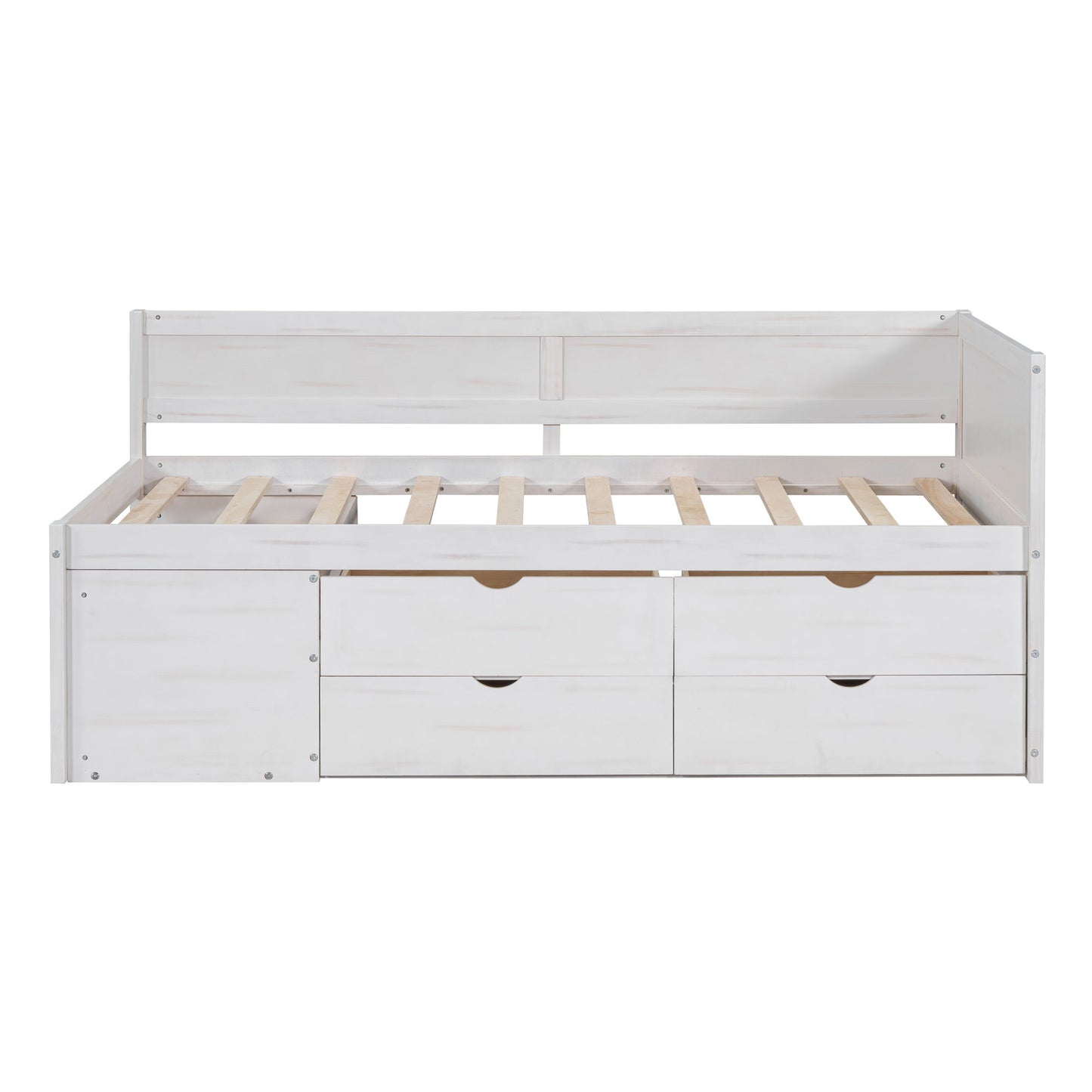 Daybed With Drawers And Shelves
