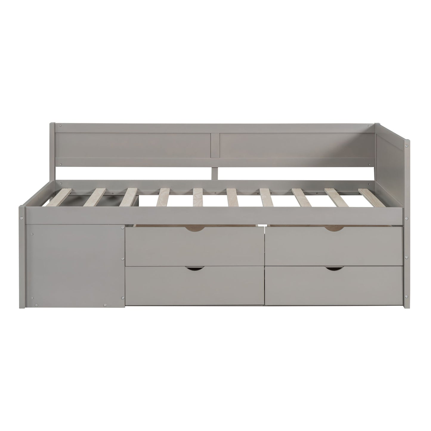 Daybed With Drawers And Shelves