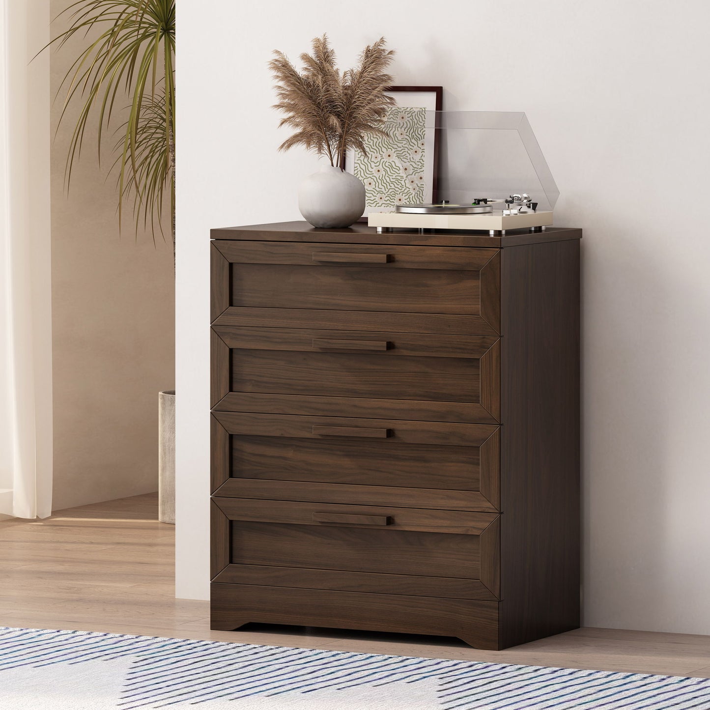 Broxon - Rustic Drawer Nightstand