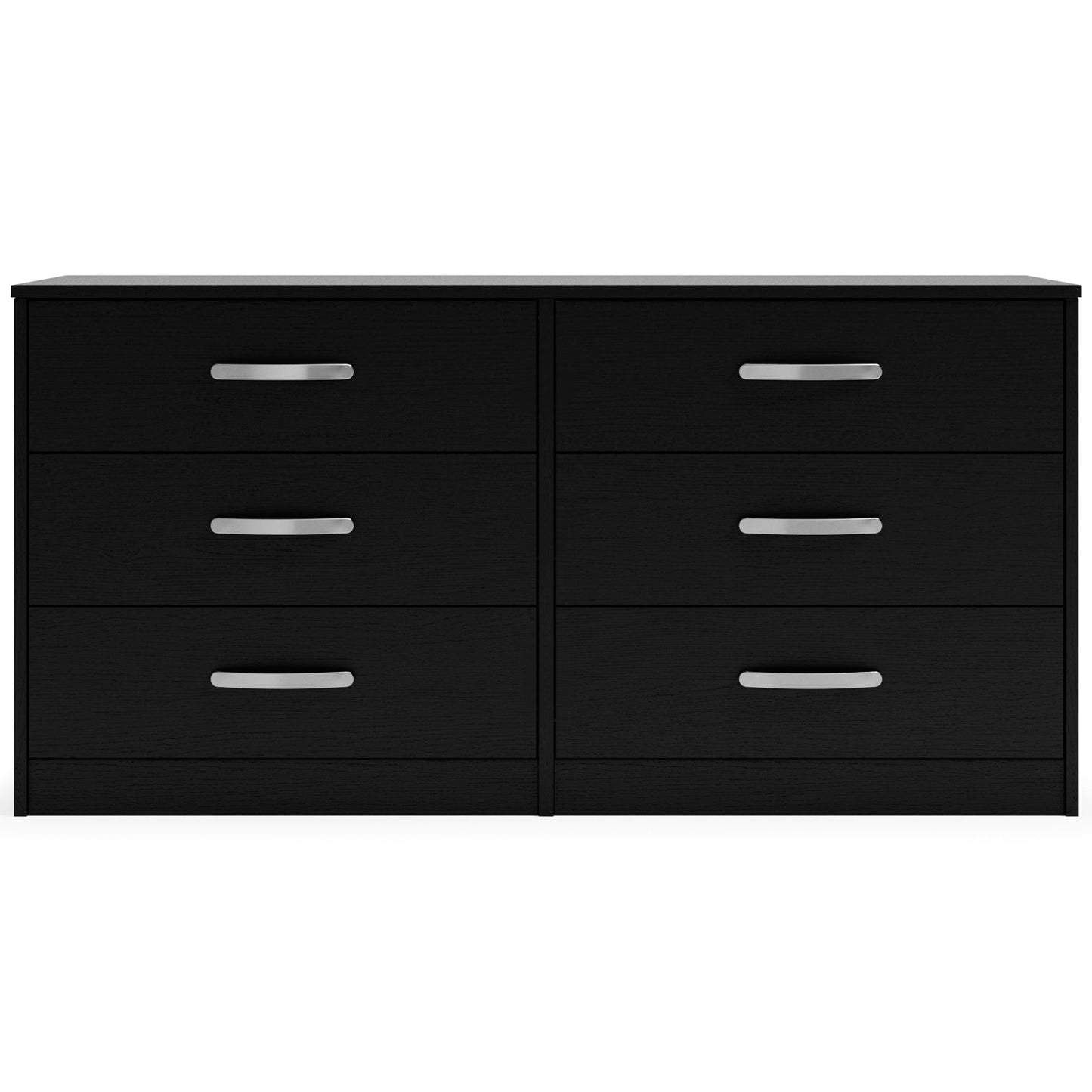 Finch - Black - Six Drawer Dresser - 29'' Height