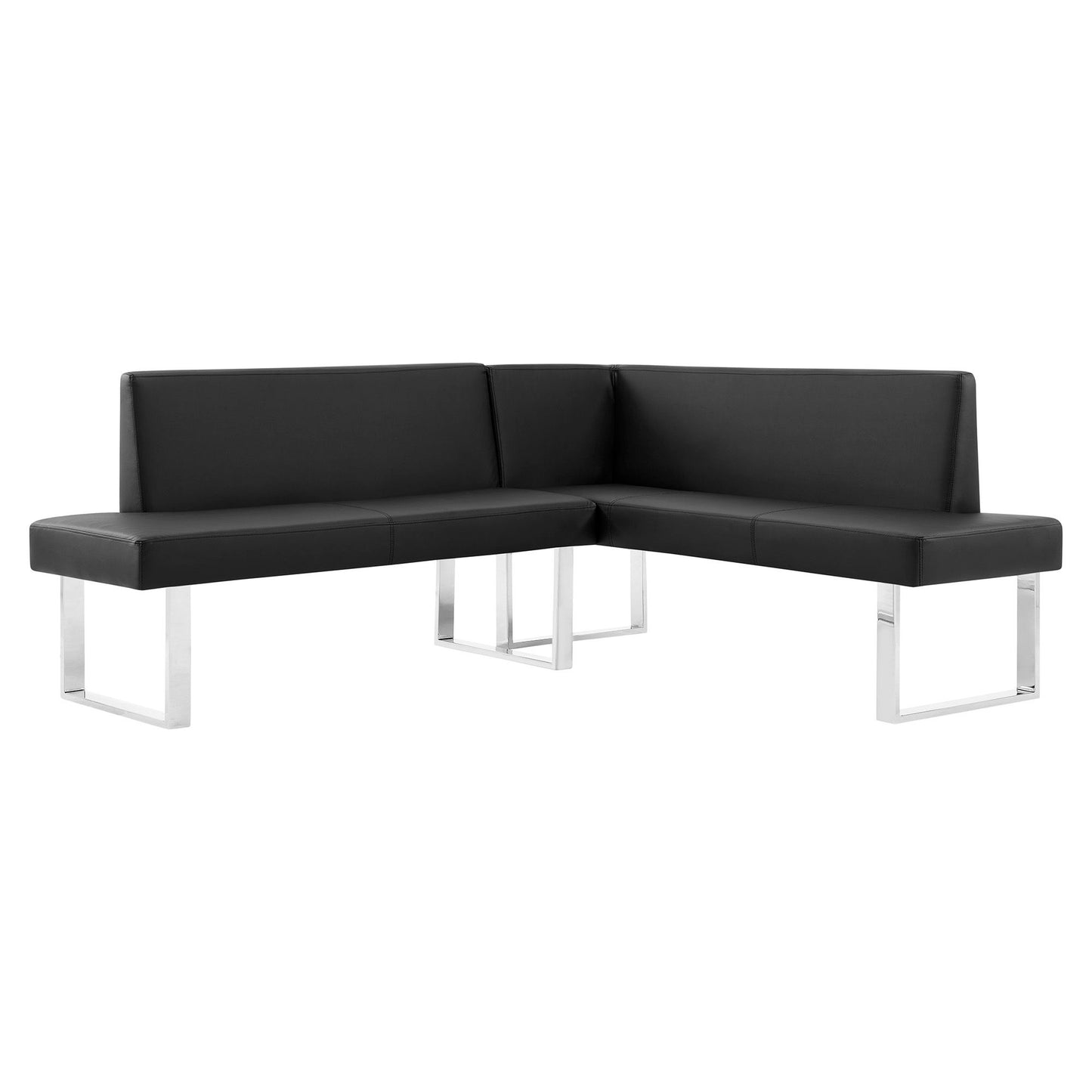 Amanda - Corner Sofa - Black