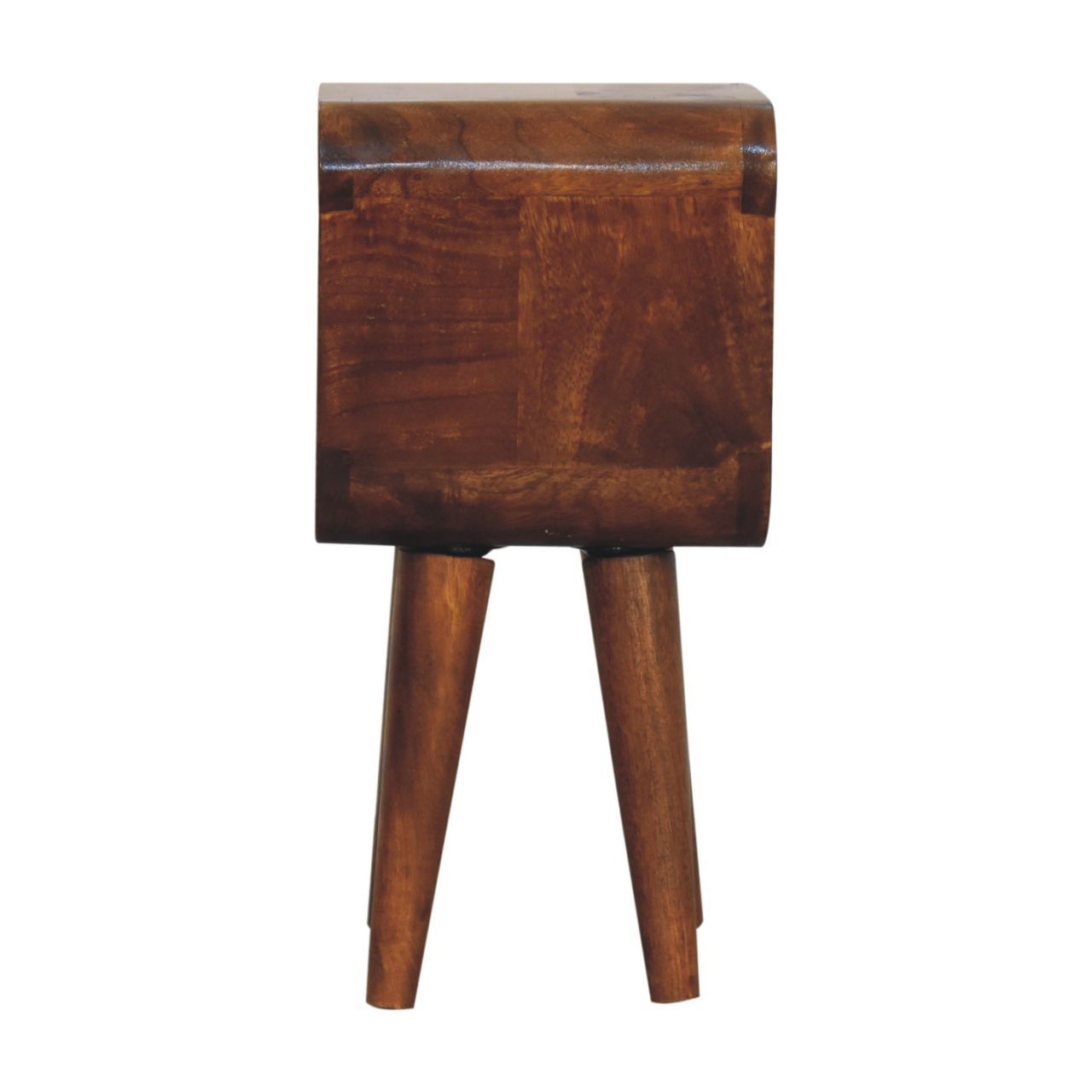 Minimalist Open Curved Nightstand