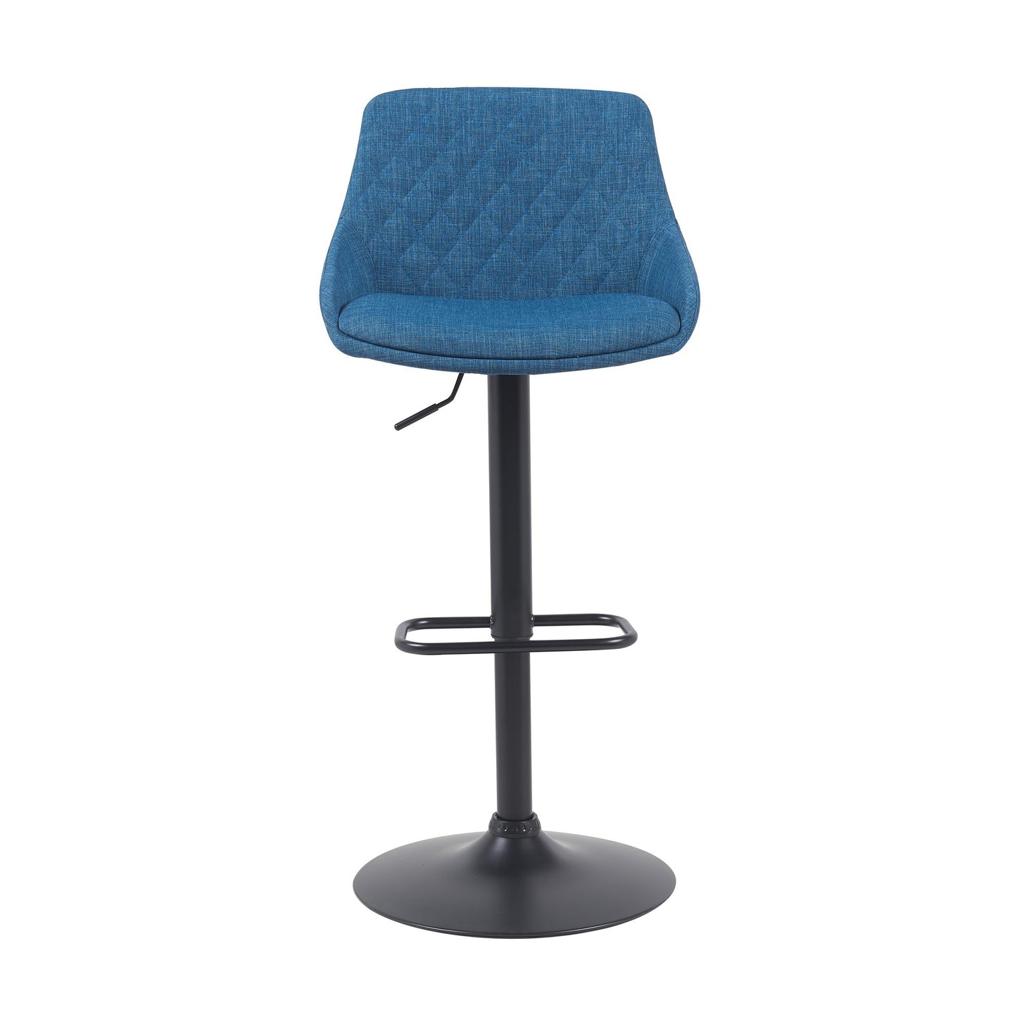 Anibal - Adjustable Swivel Barstool - Blue