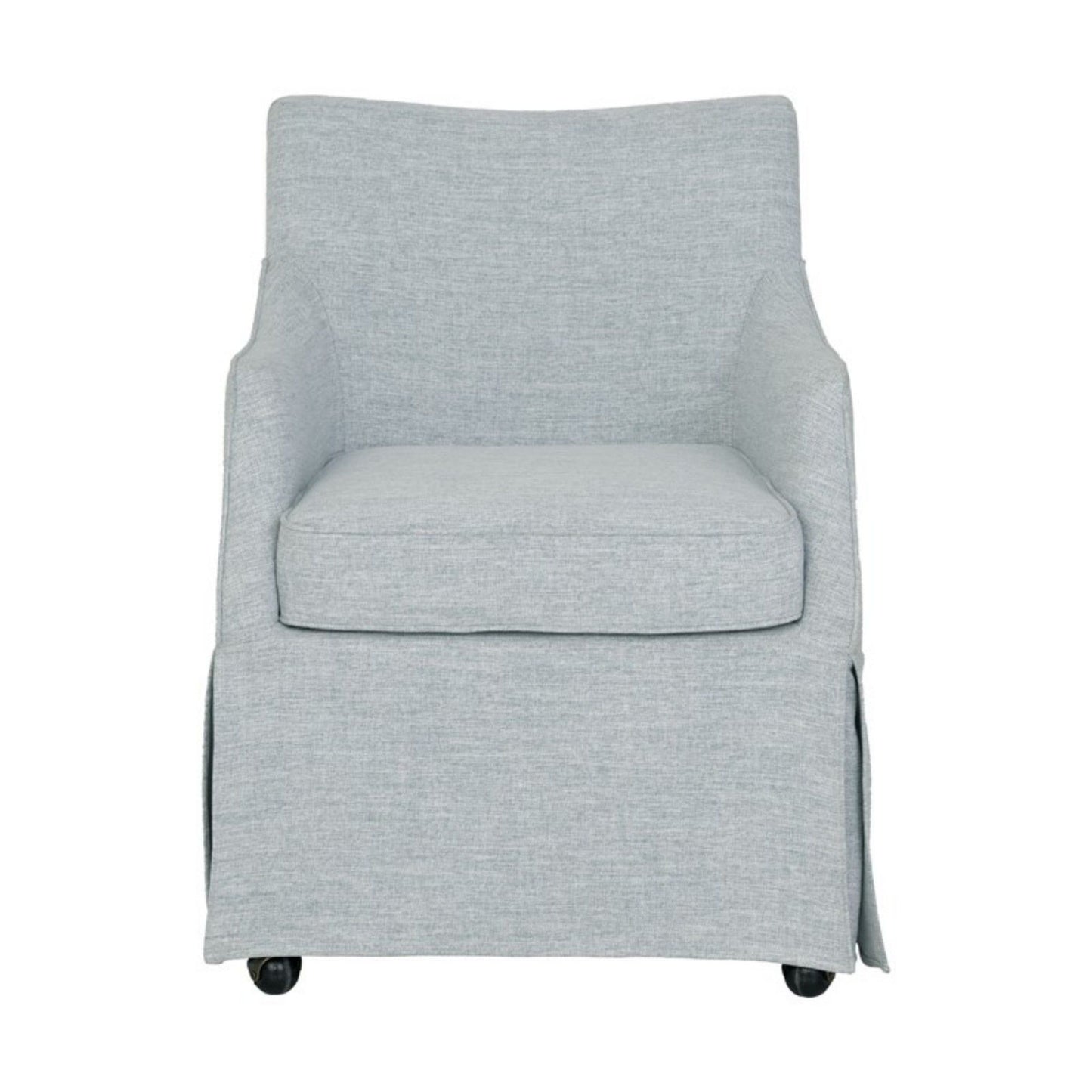 London - Upholstered Skirted Dining Arm Chair