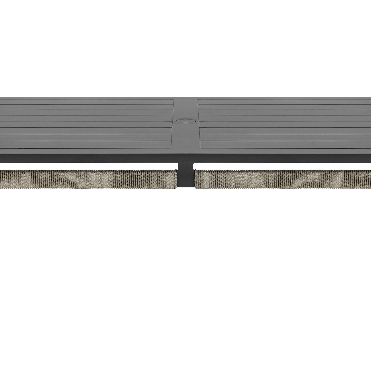 Zella - Rectangular Dining Table - Charcoal / Light Gray