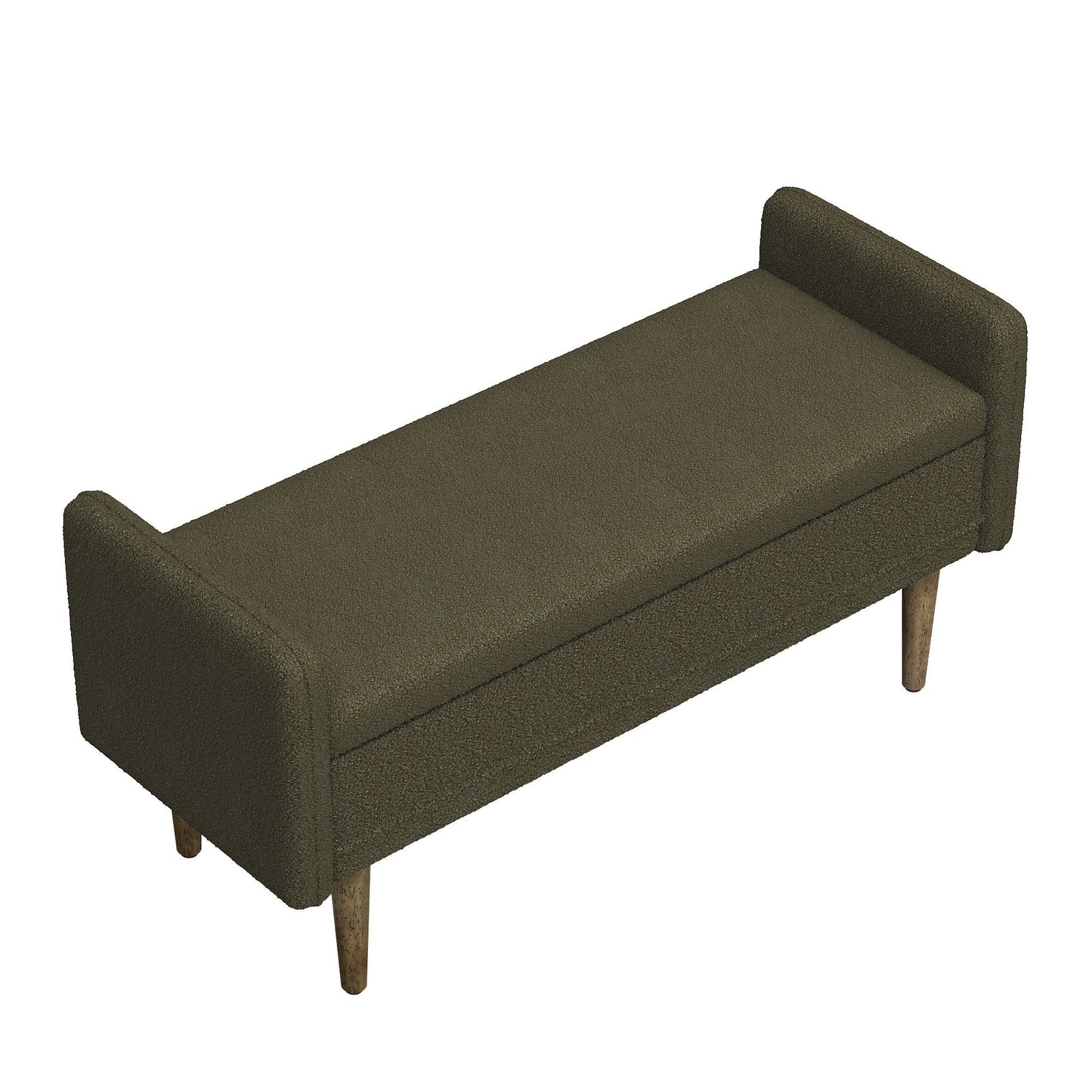 Teddy Velvet Storage Stool With Storage Space For Apartments