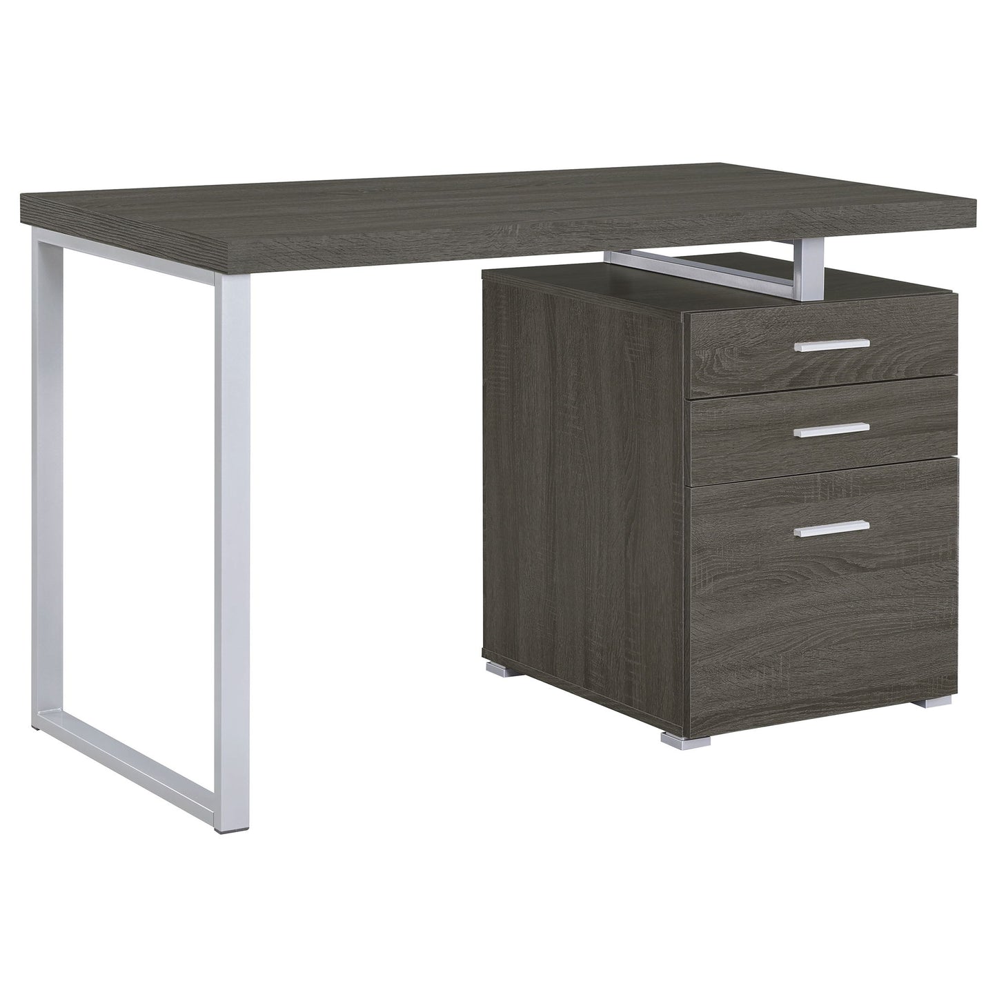 Modern Reversible 3 Drawer Office Computer Desk