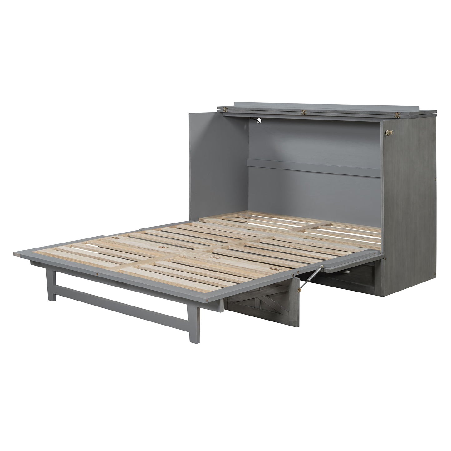 Murphy Bed With Large Drawers And USB Ports