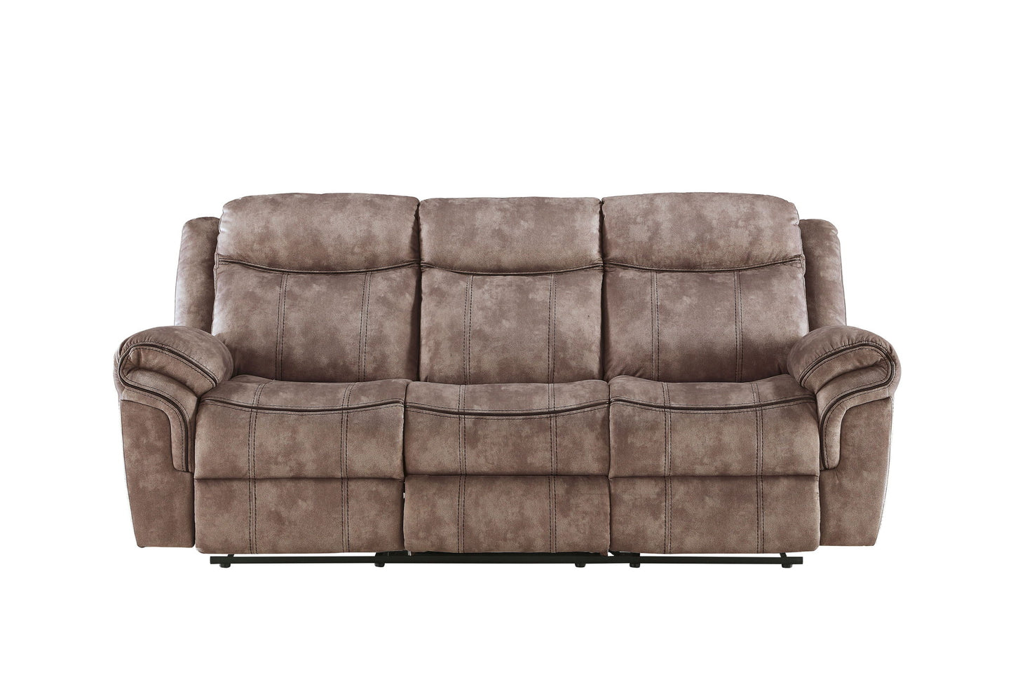 Zubaida - Two Tone Velvet 3 Piece Recliner Living Room Set