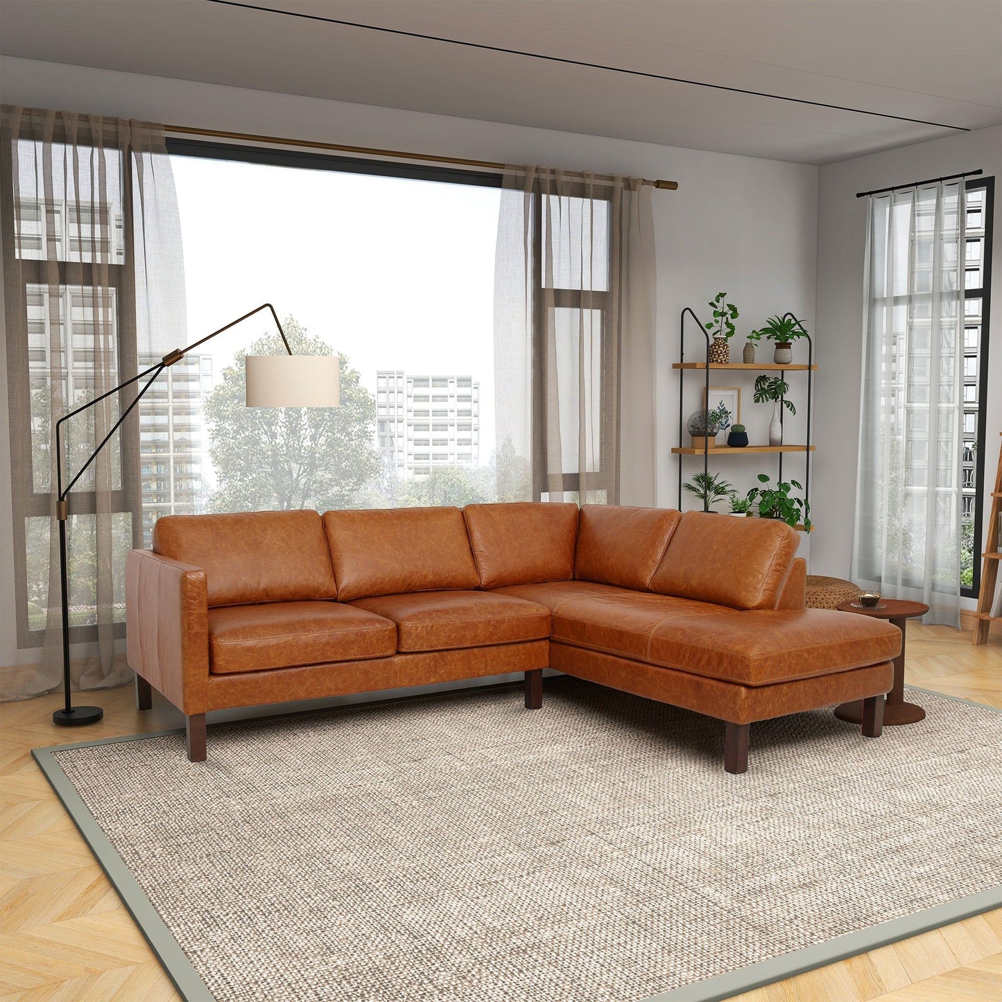 Juno - Waxy Sectional Sofa