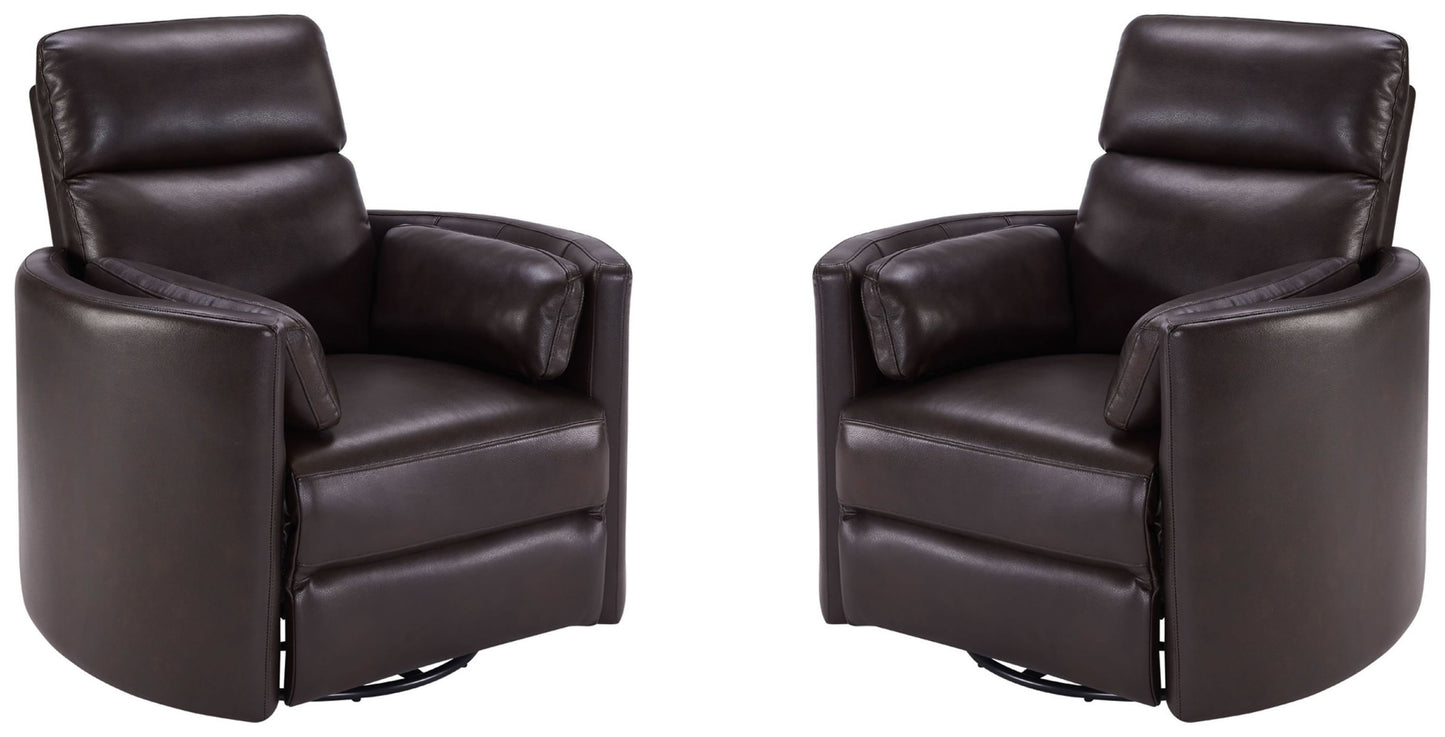 Radius - Cordless Power Swivel Glider Recliner (Set of 2)