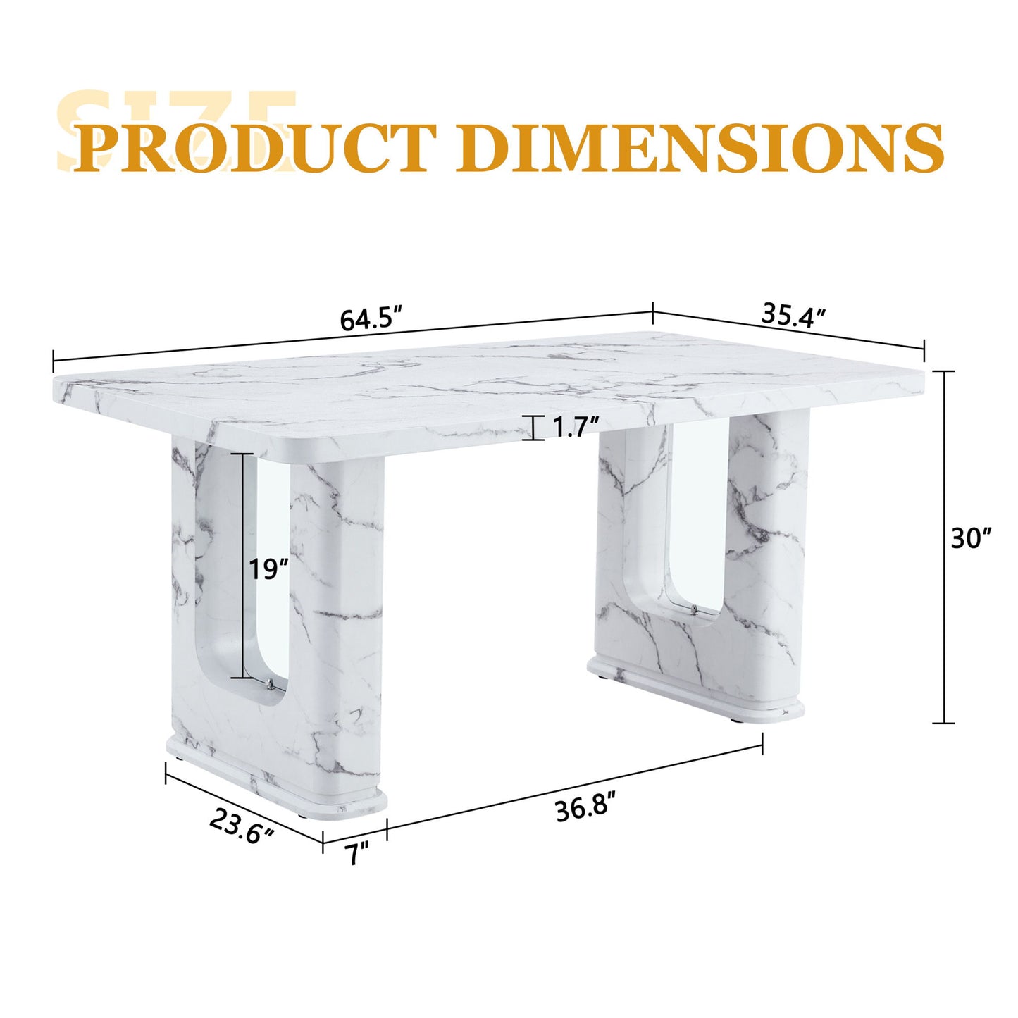 Stylish Versatile Textured Dining Table