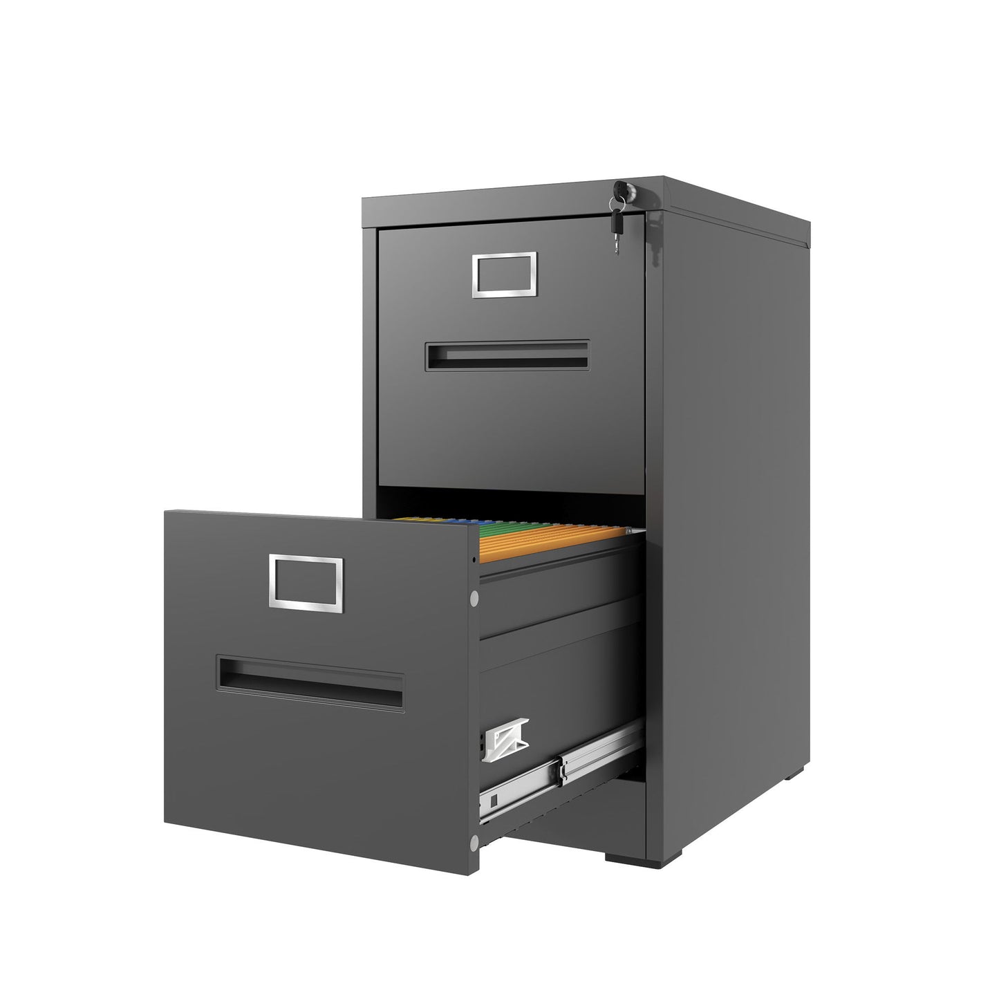 Premium Drawer File Cabinet With Lock, Metal Vertical Design, A4 Legal / Letter Size
