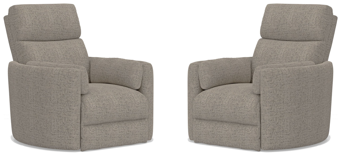 Radius - Manual Swivel Recliner (Set of 2)