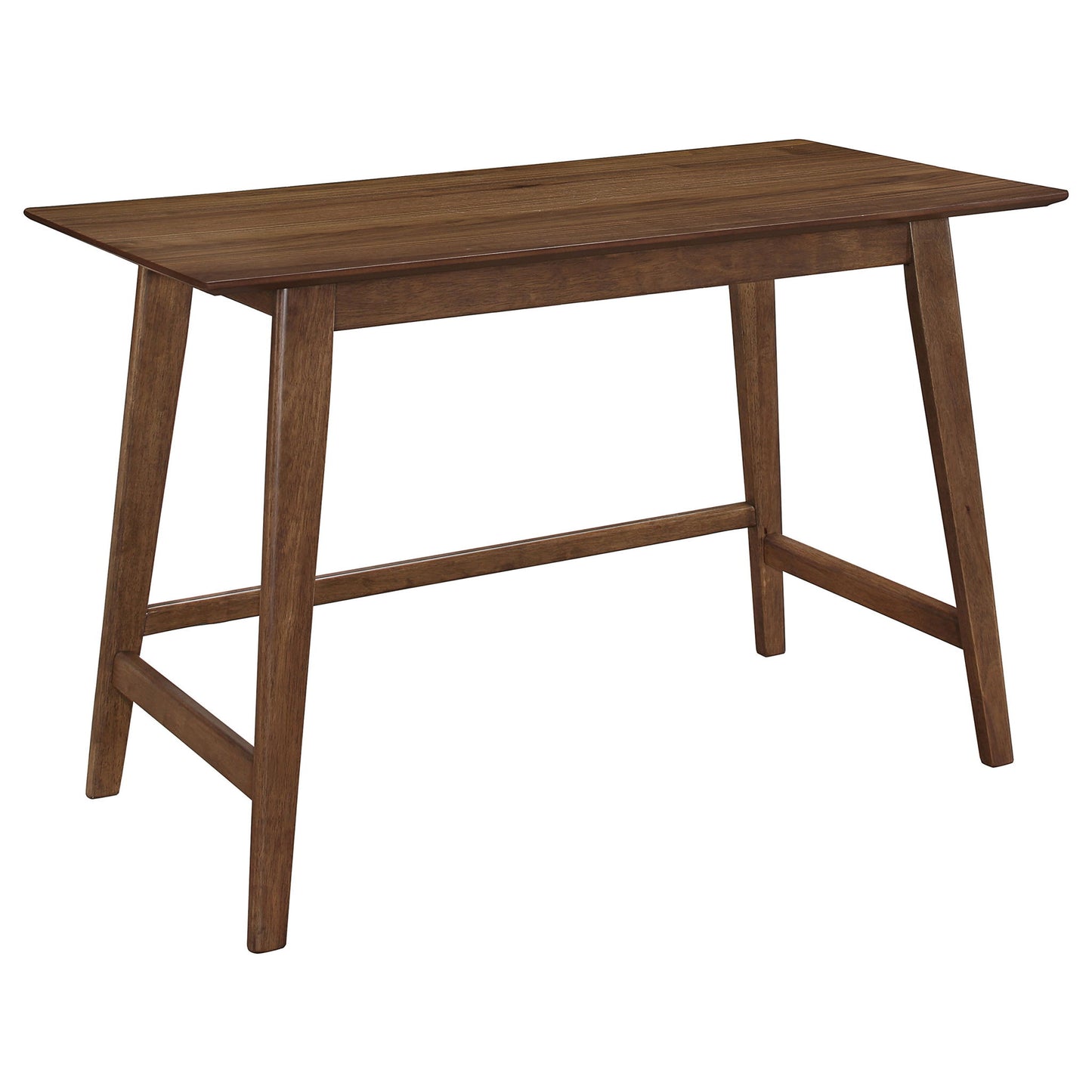 2 Piece Home Office Desk And Chair Set - Gray / Walnut Brown
