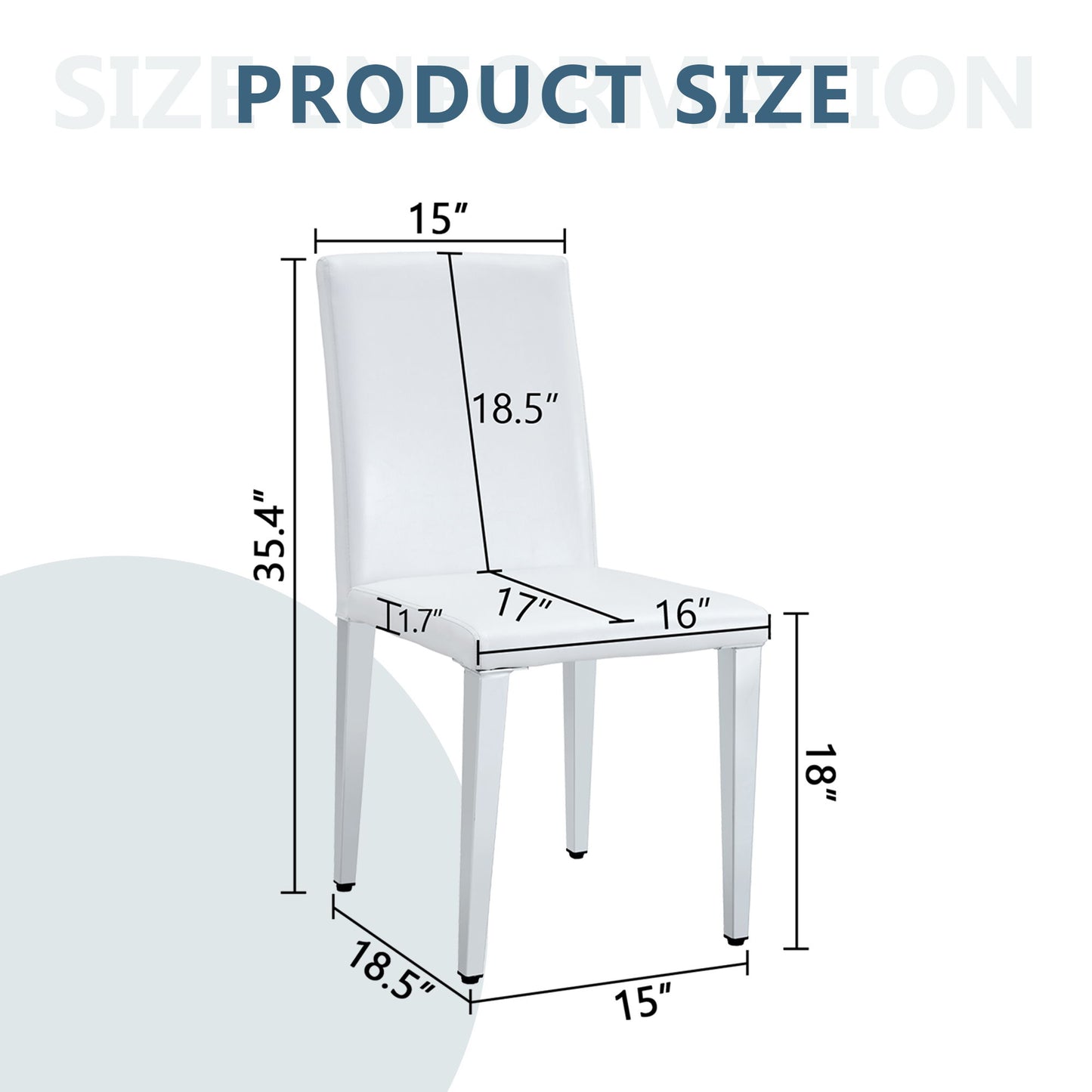 Simple And Versatile Dining Chairs With Metal Legs