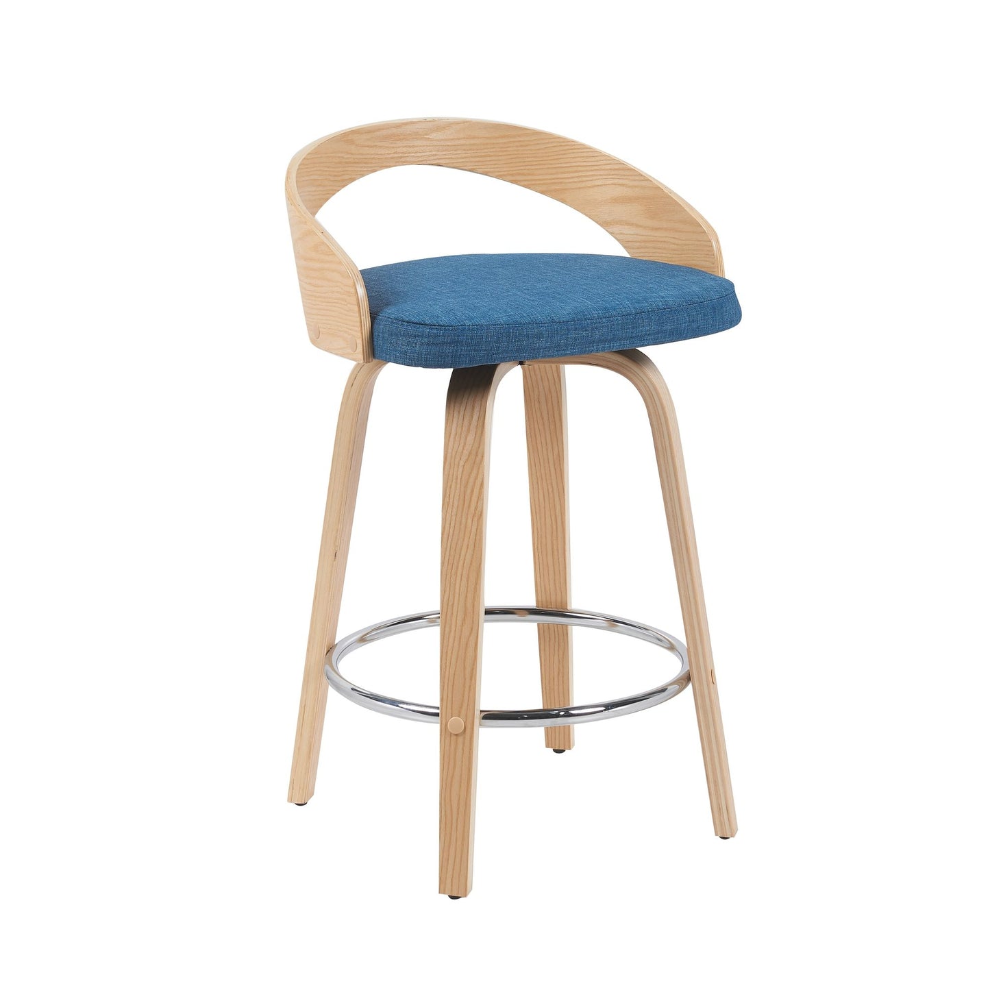 Sonia - Swivel Bar Height Stool - Brown