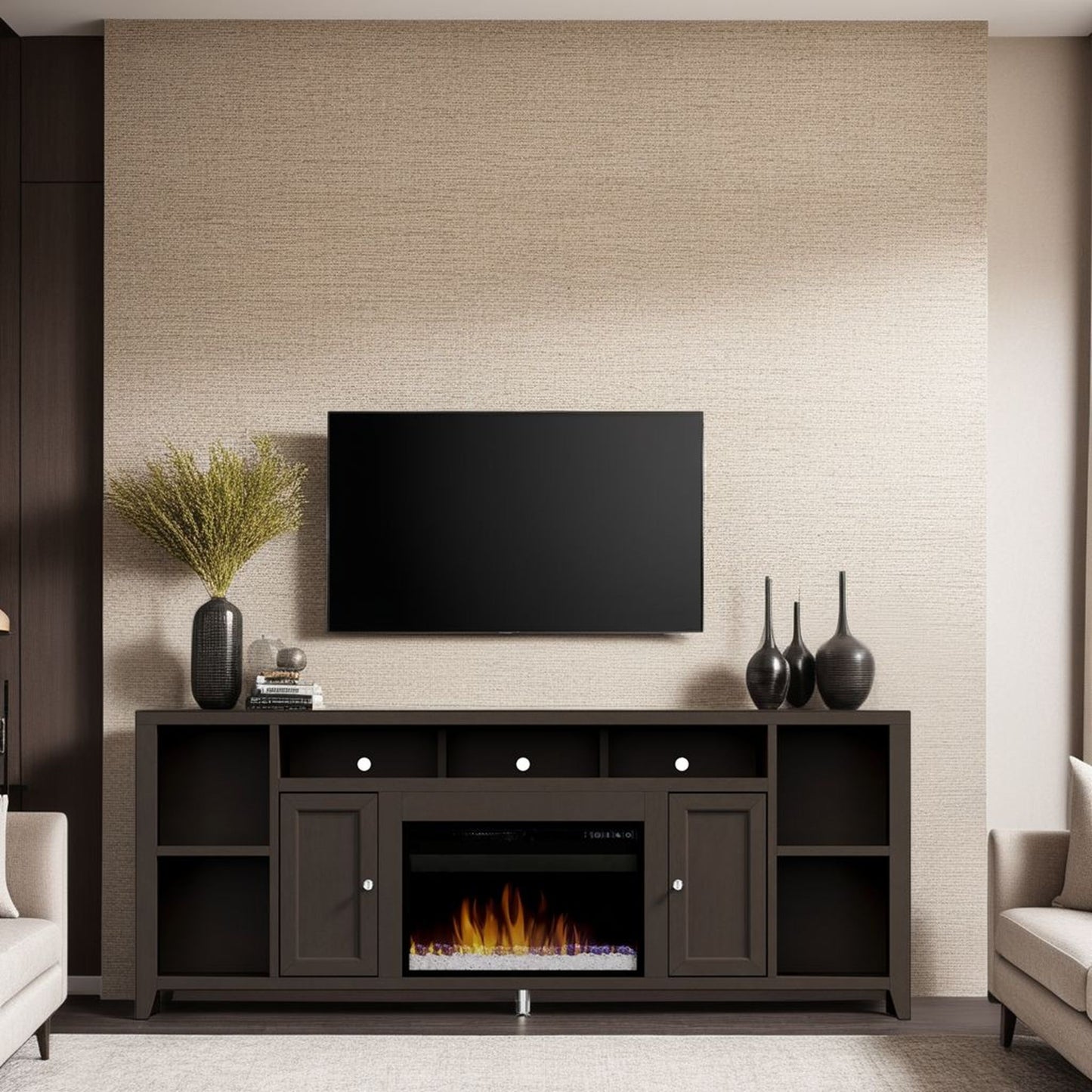 Urban Loft - Electric Fireplace TV Console