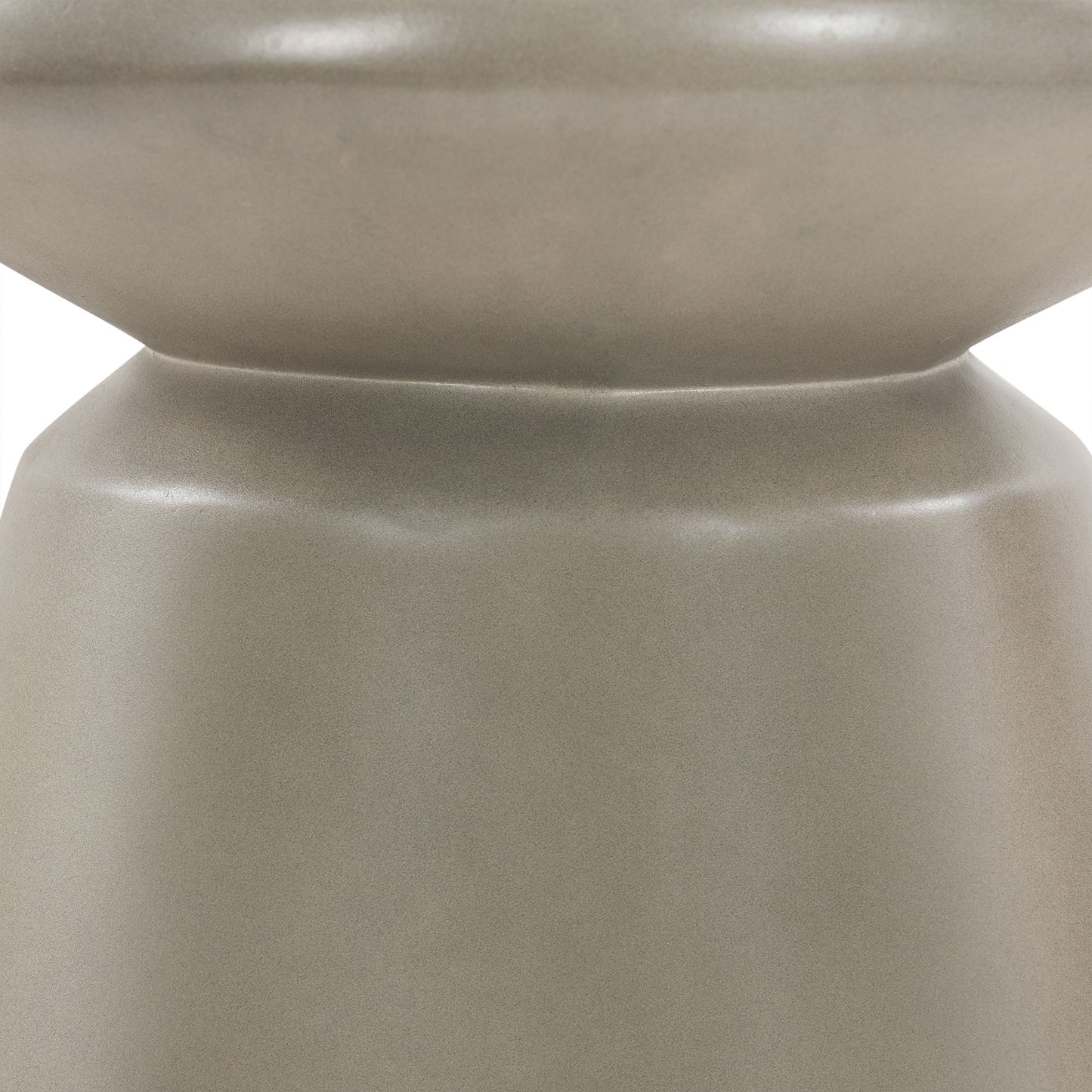 Umbre - Indoor / Outdoor Accent Stool End Table - Concrete
